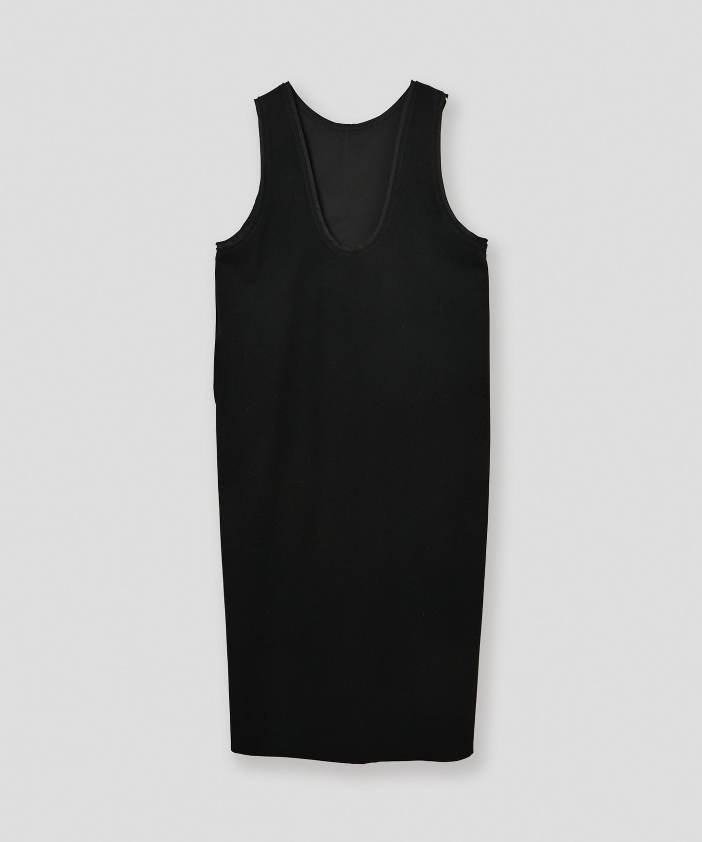 u neck cocoon dress / WHT26FOP4080
