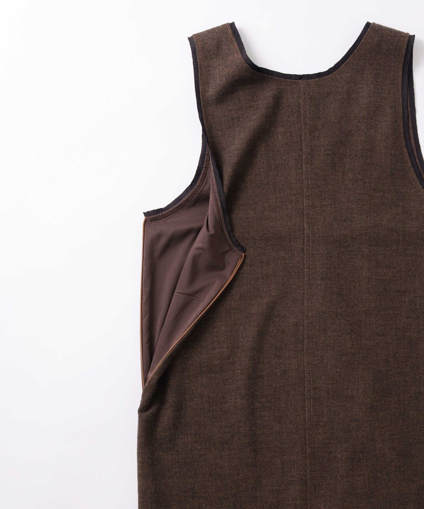 u neck cocoon dress / WHT26FOP4080