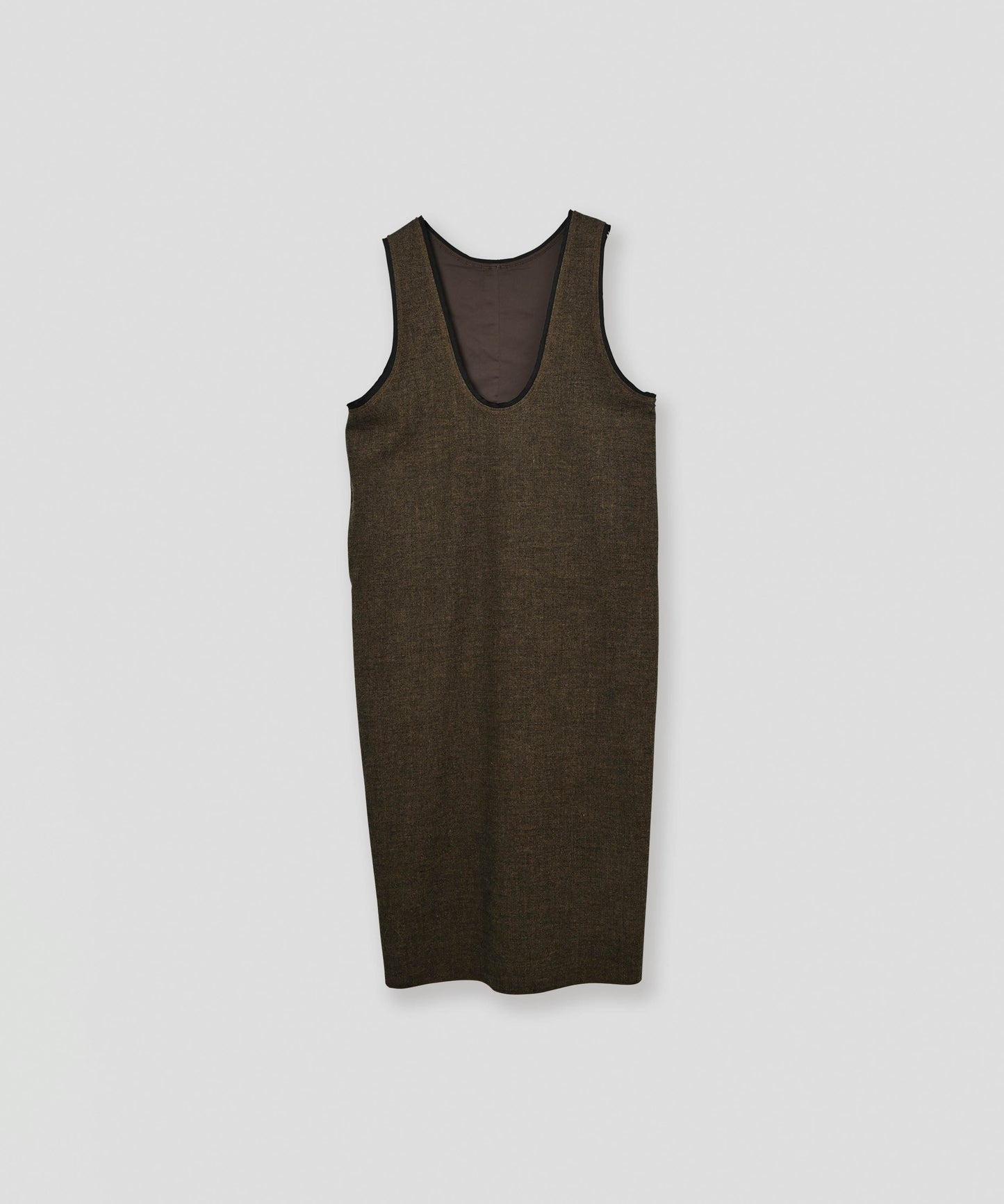 u neck cocoon dress / WHT26FOP4080
