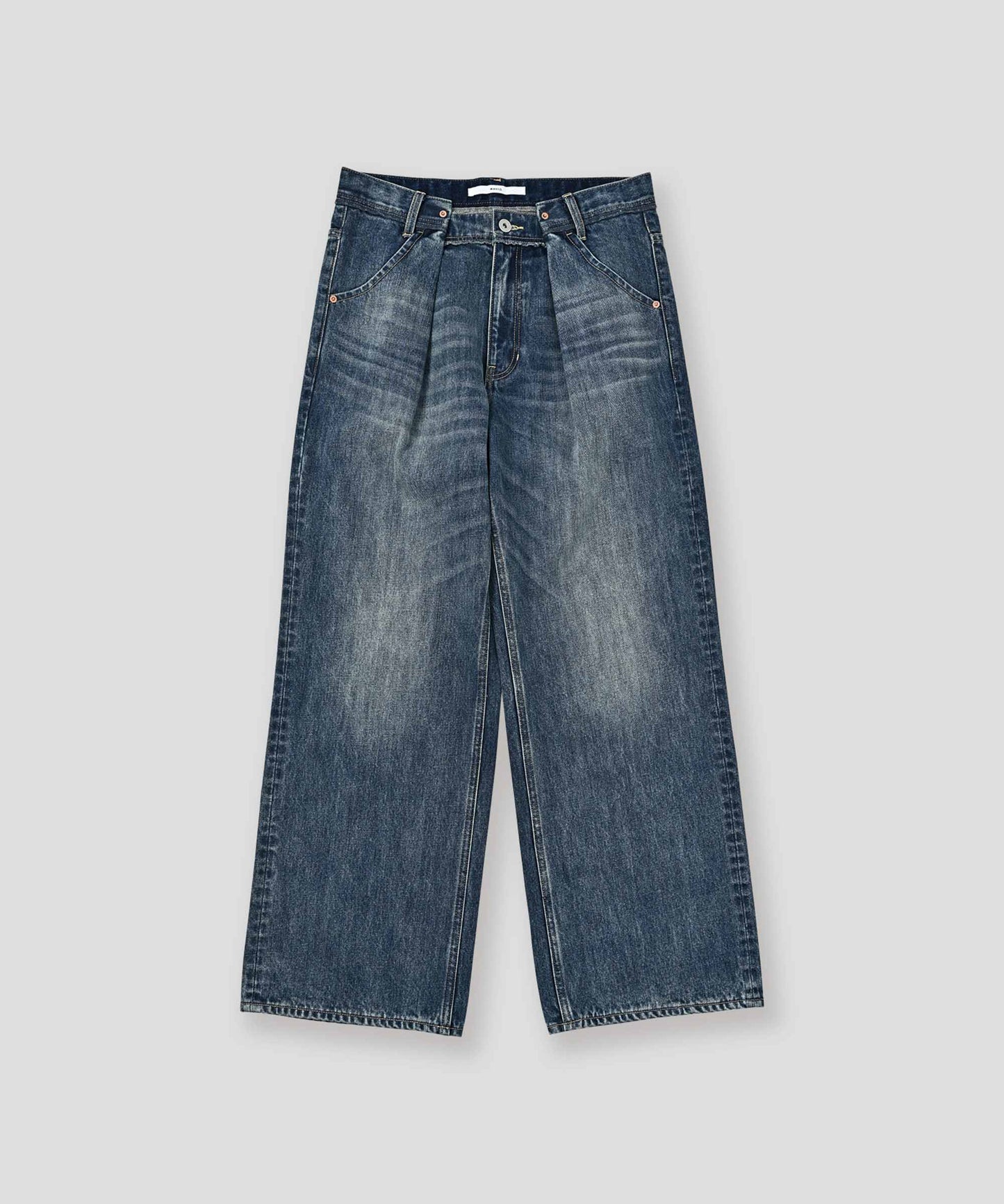 tuck design denim / WHT26FPT4075