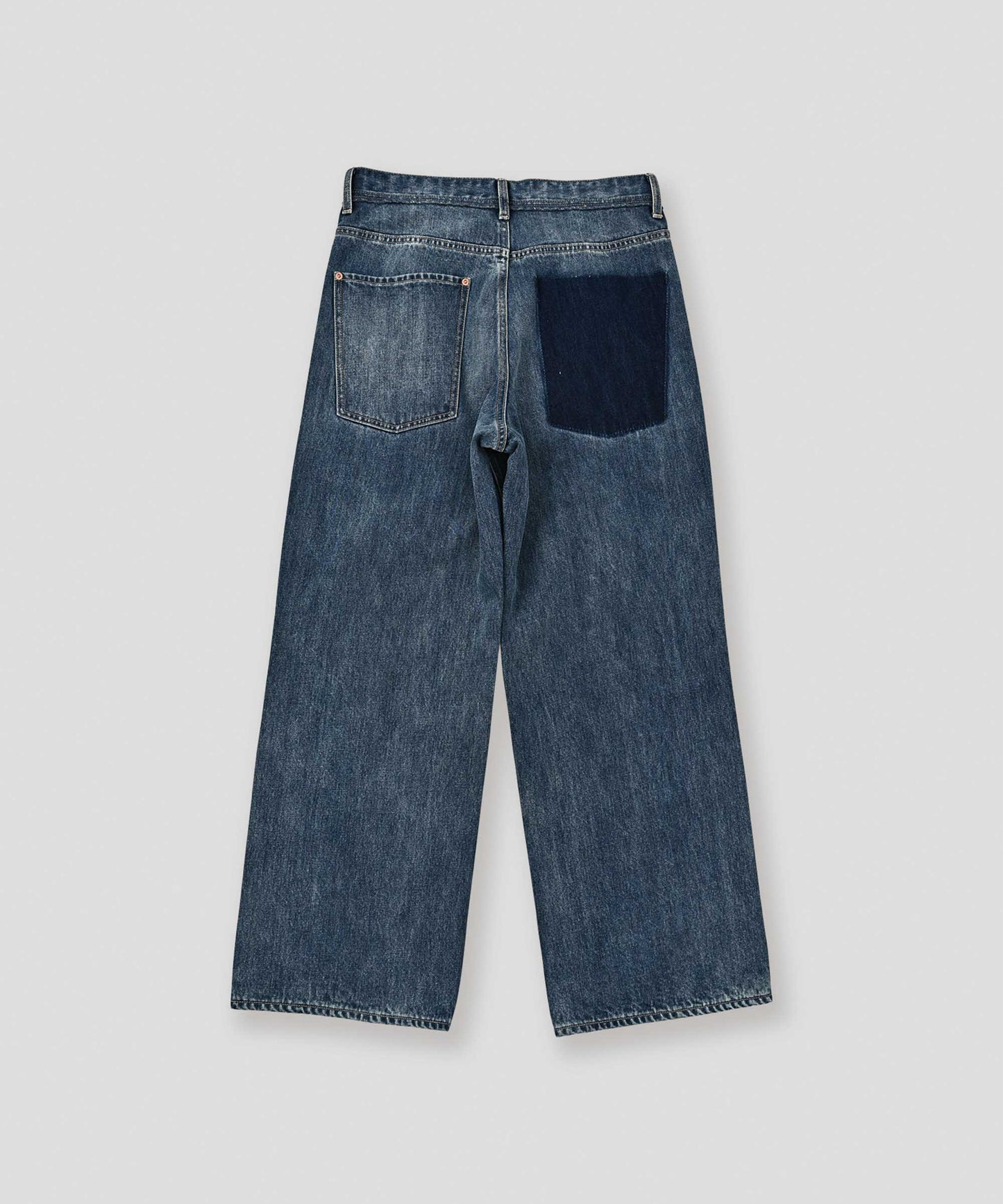 tuck design denim / WHT26FPT4075