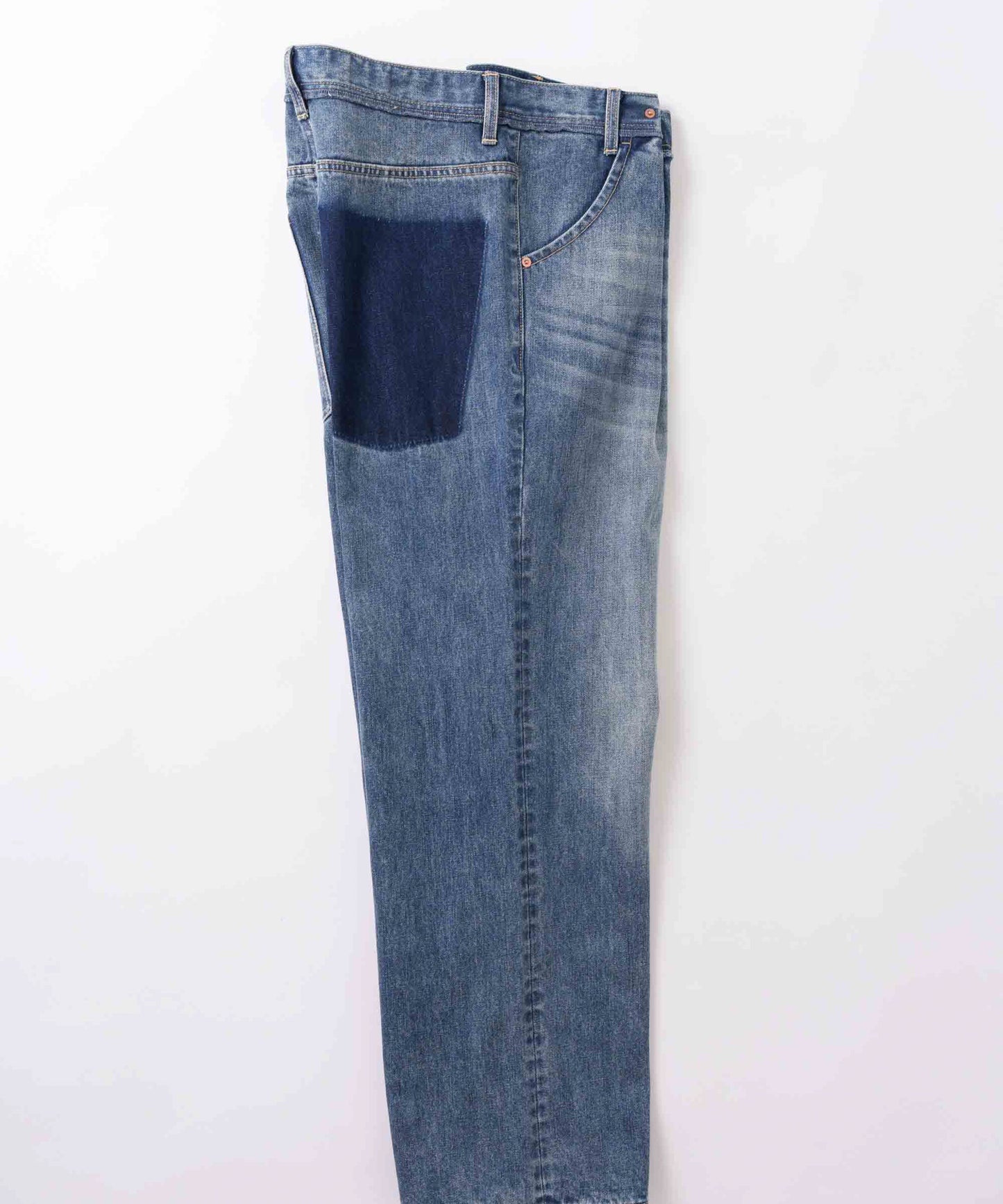 tuck design denim / WHT26FPT4075