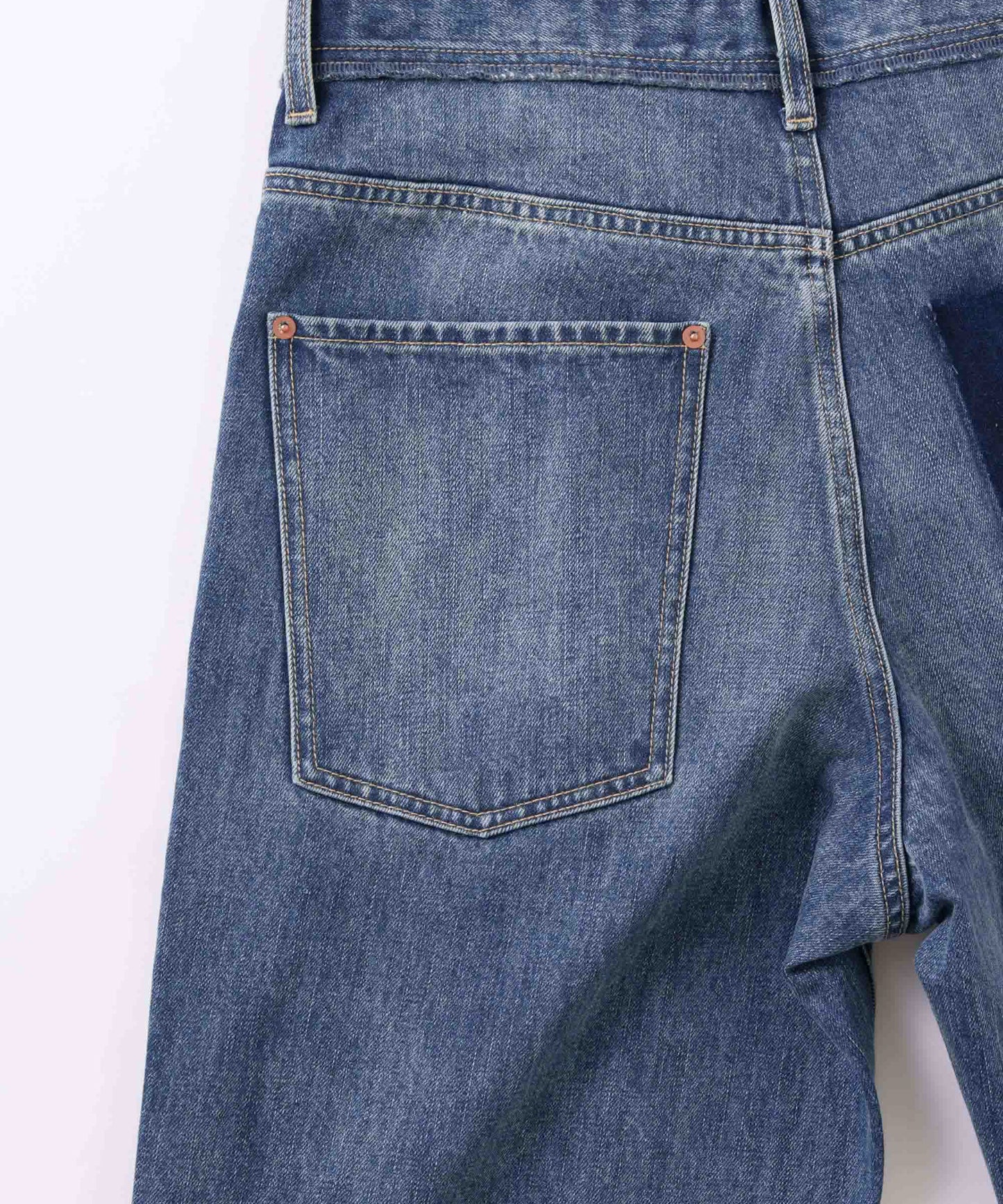 tuck design denim / WHT26FPT4075