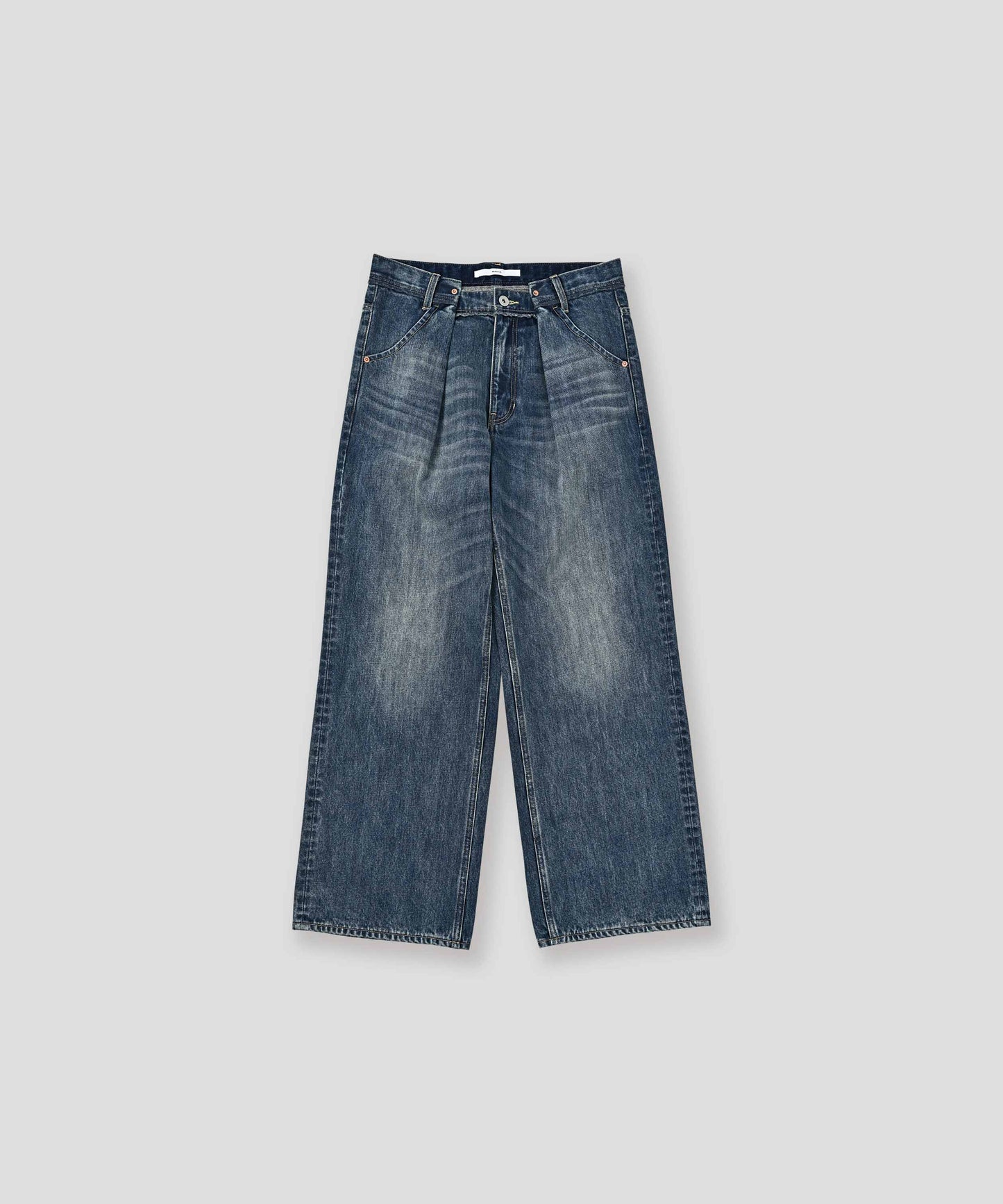 tuck design denim / WHT26FPT4075
