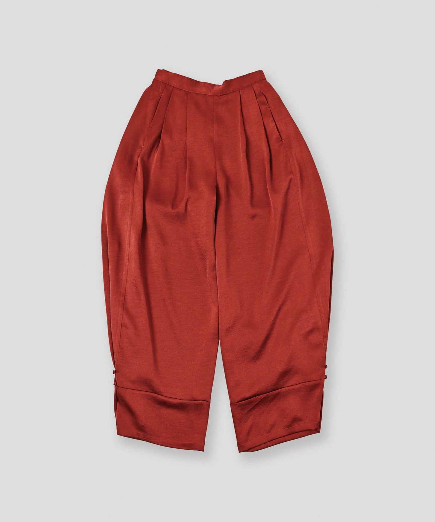 satin wide pants / WHT26FPT4077