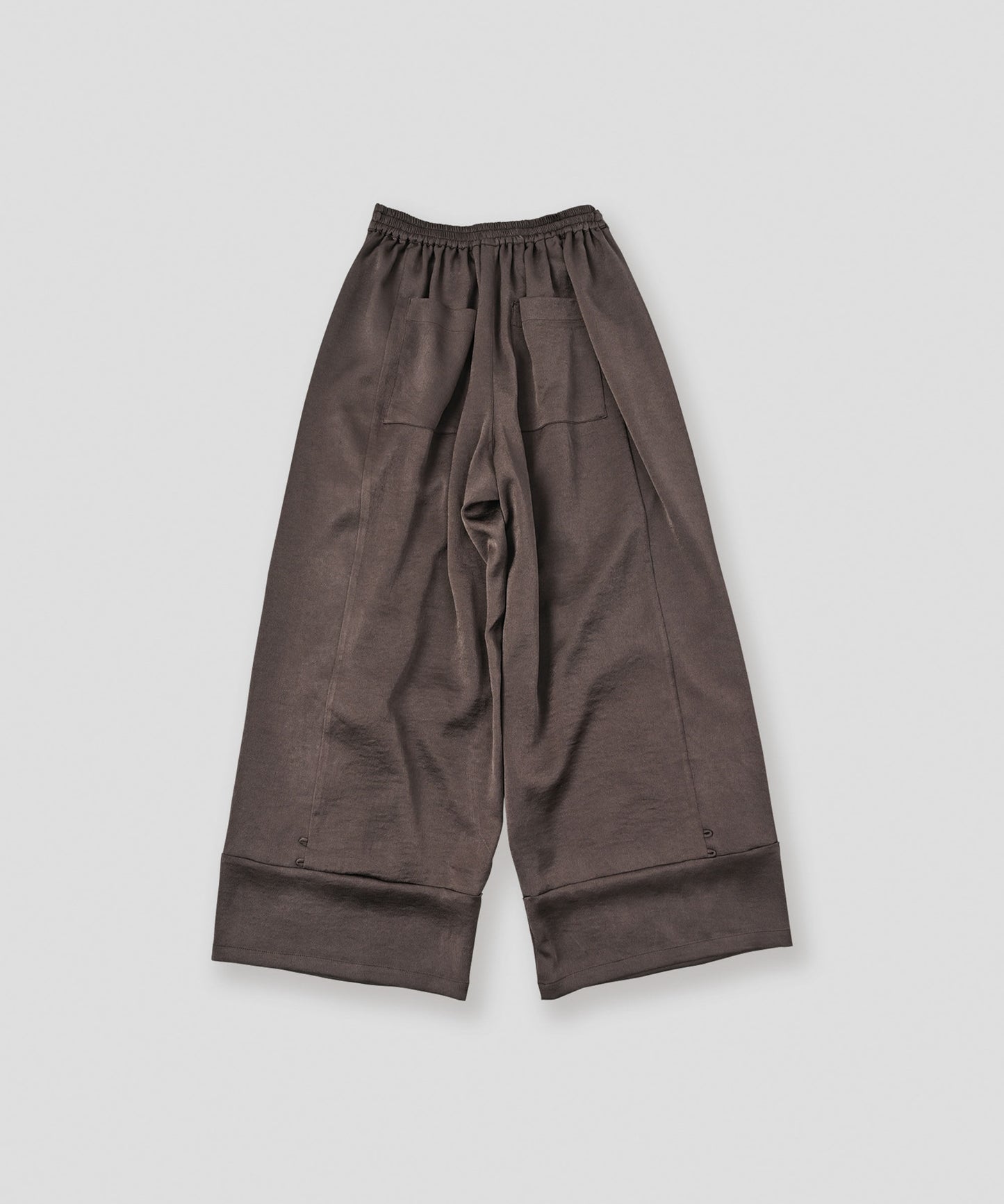 satin wide pants / WHT26FPT4077