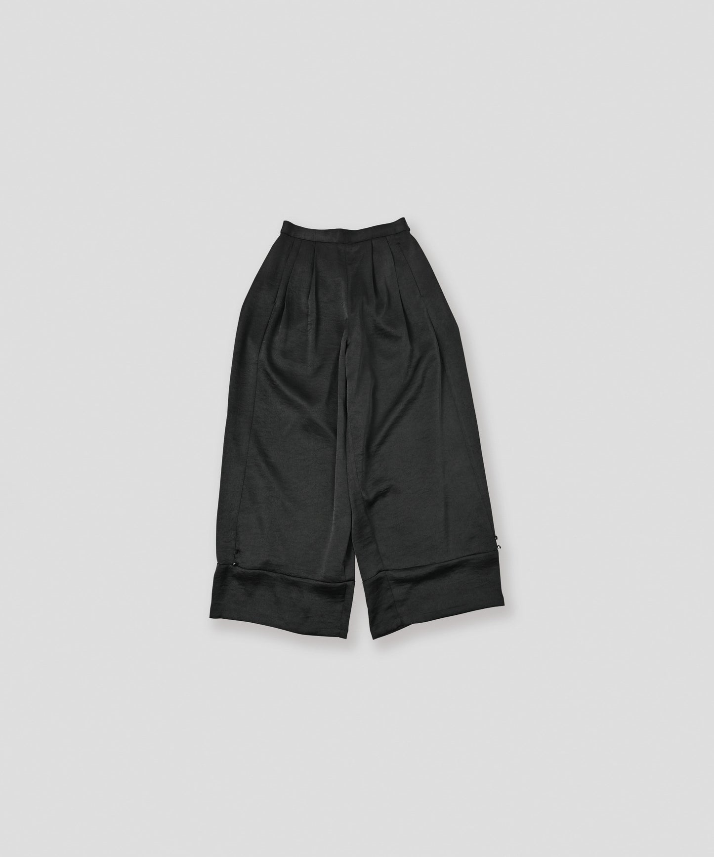 satin wide pants / WHT26FPT4077