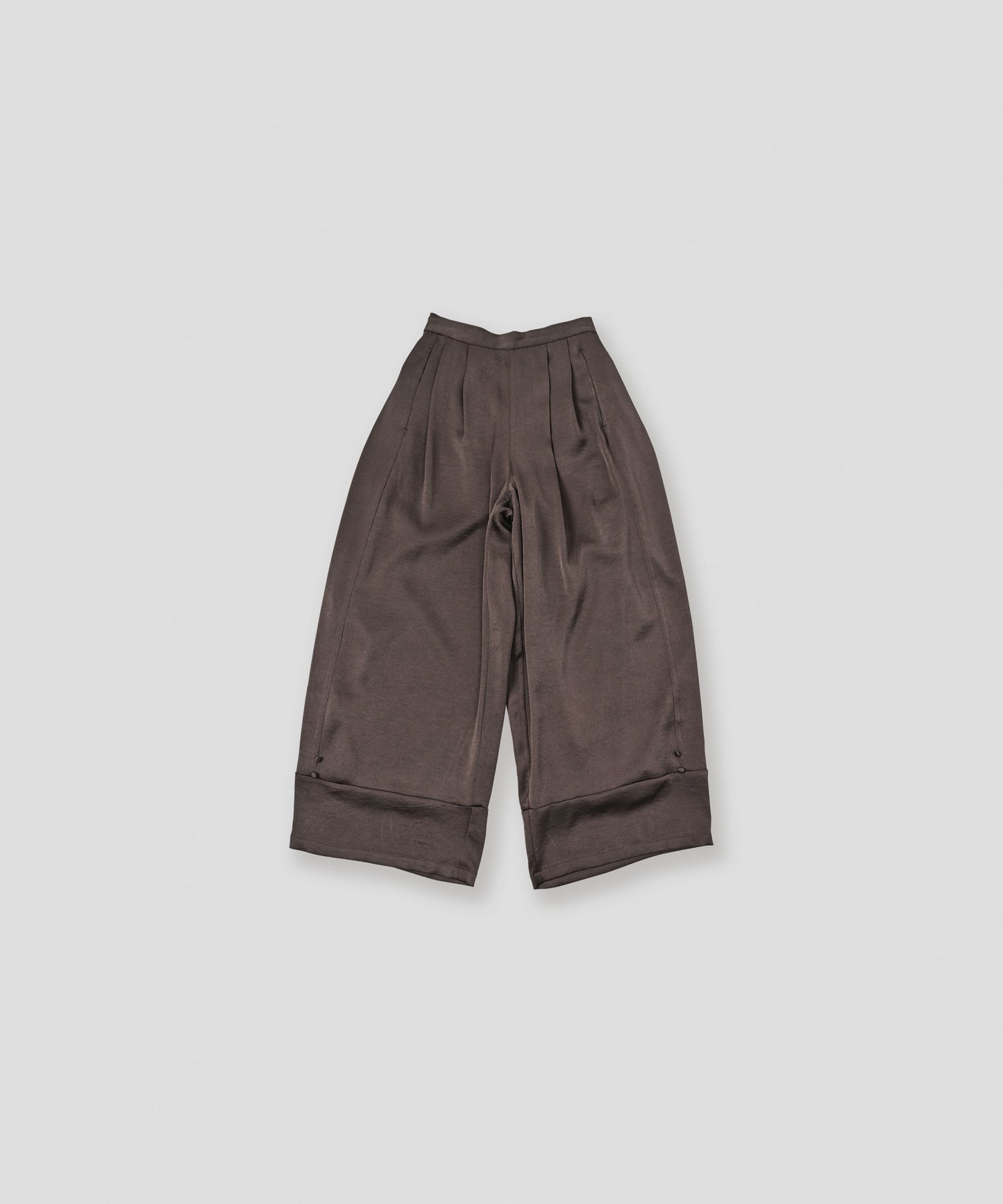 satin wide pants / WHT26FPT4077