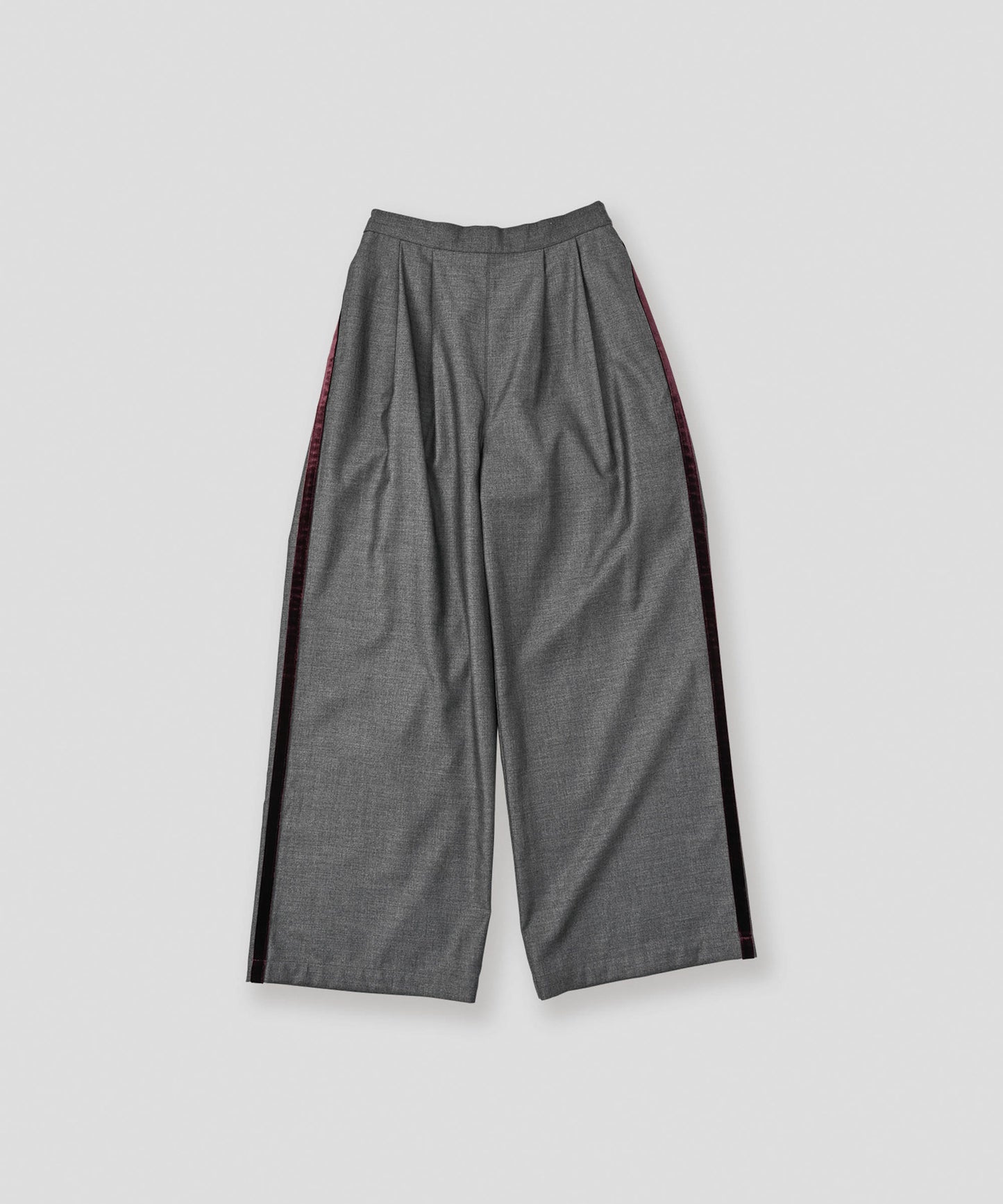 side velour line pants / WHT26FPT4079