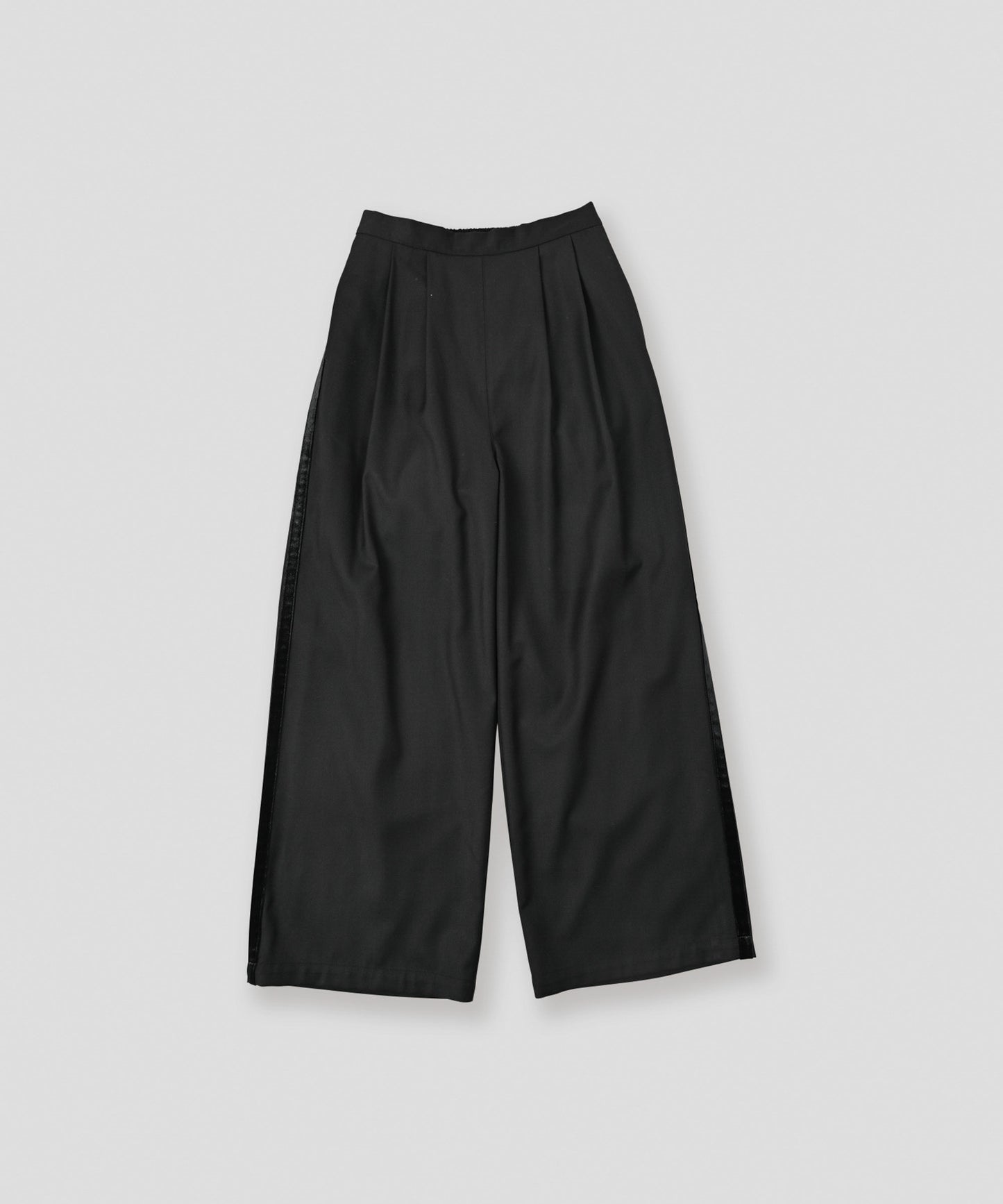 side velour line pants / WHT26FPT4079