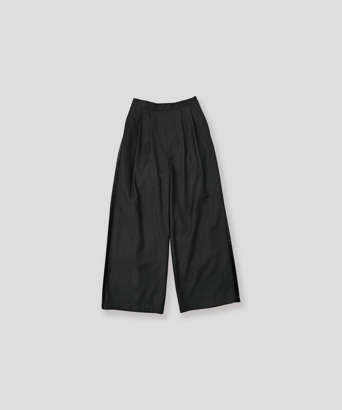 side velour line pants / WHT26FPT4079