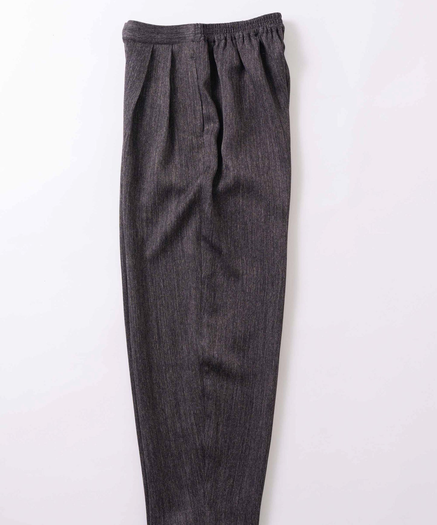tweed satin tapered pants / WHT26FPT4080