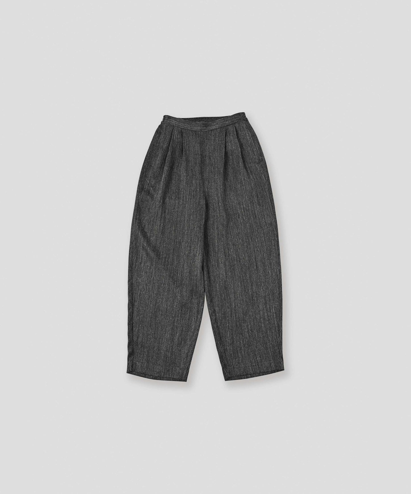tweed satin tapered pants / WHT26FPT4080
