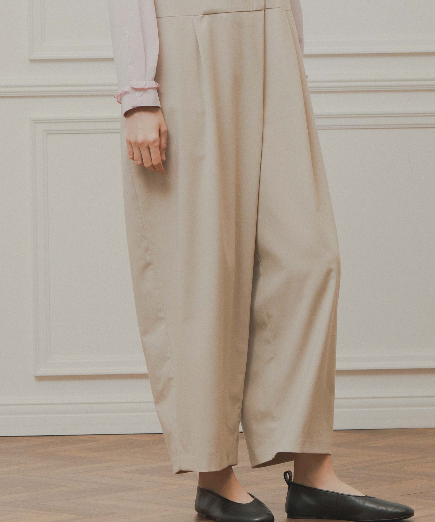tailored collar jumpsuit / WHT26FPT4081