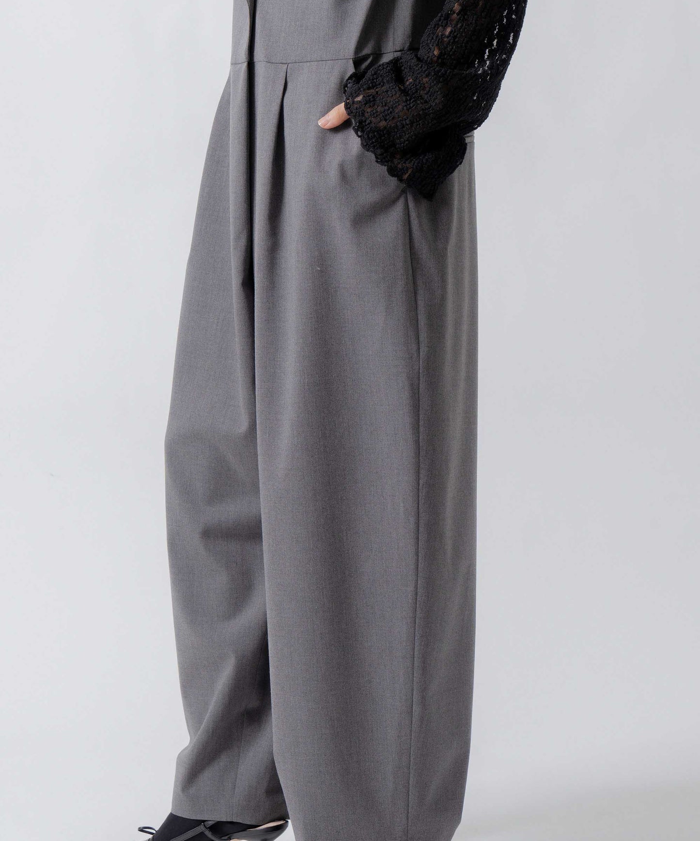 tailored collar jumpsuit / WHT26FPT4081