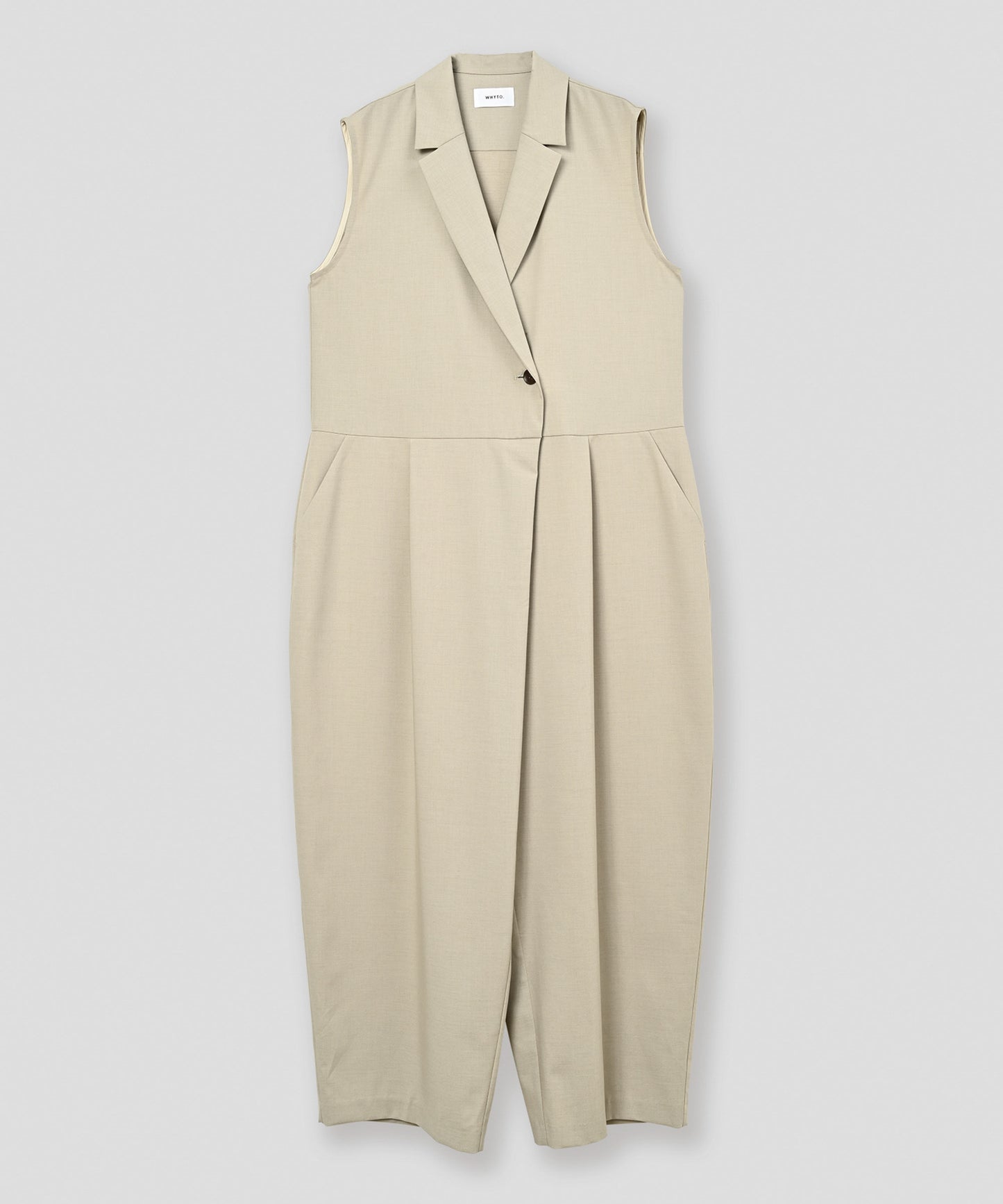 tailored collar jumpsuit / WHT26FPT4081