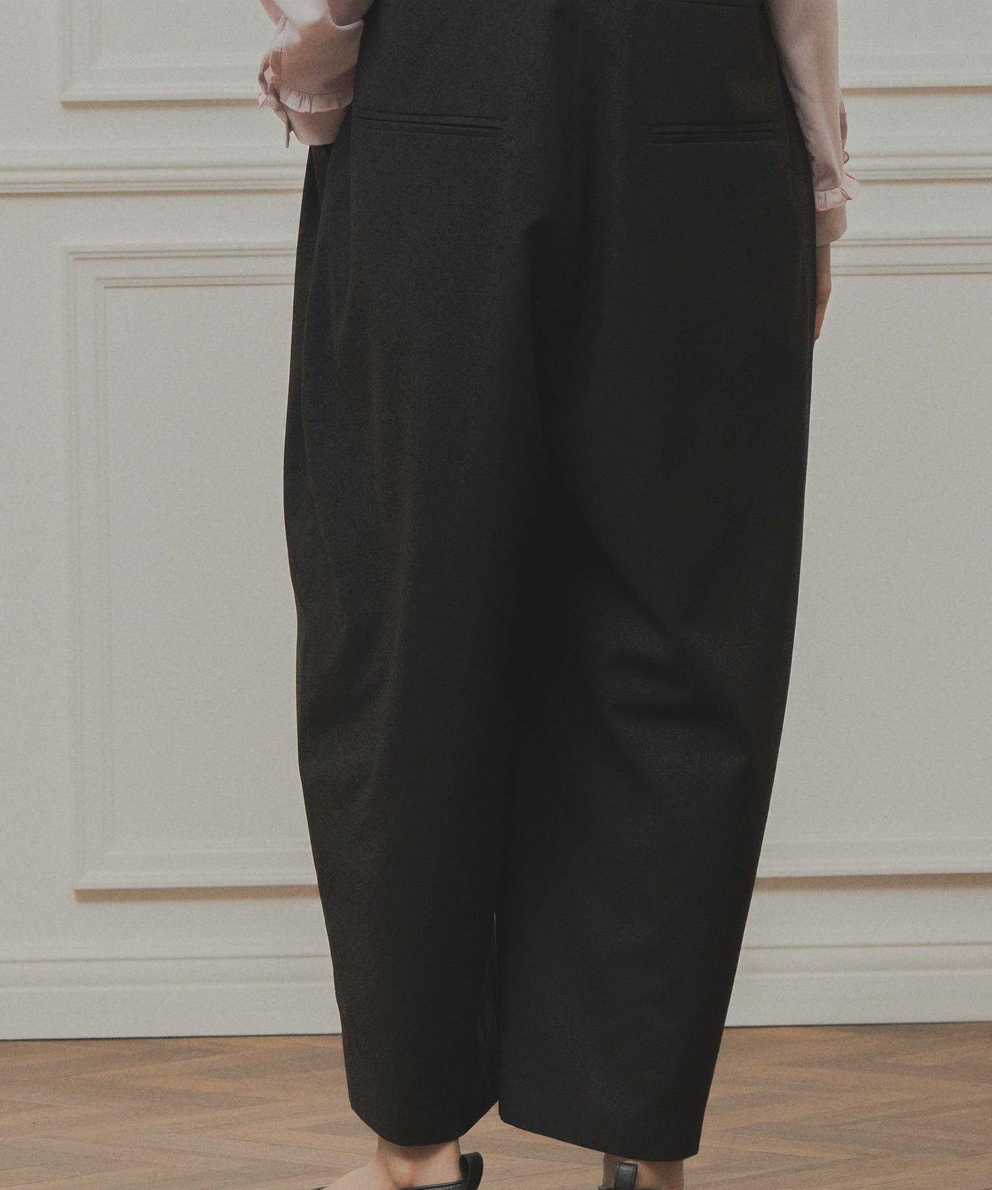 tailored collar jumpsuit / WHT26FPT4081
