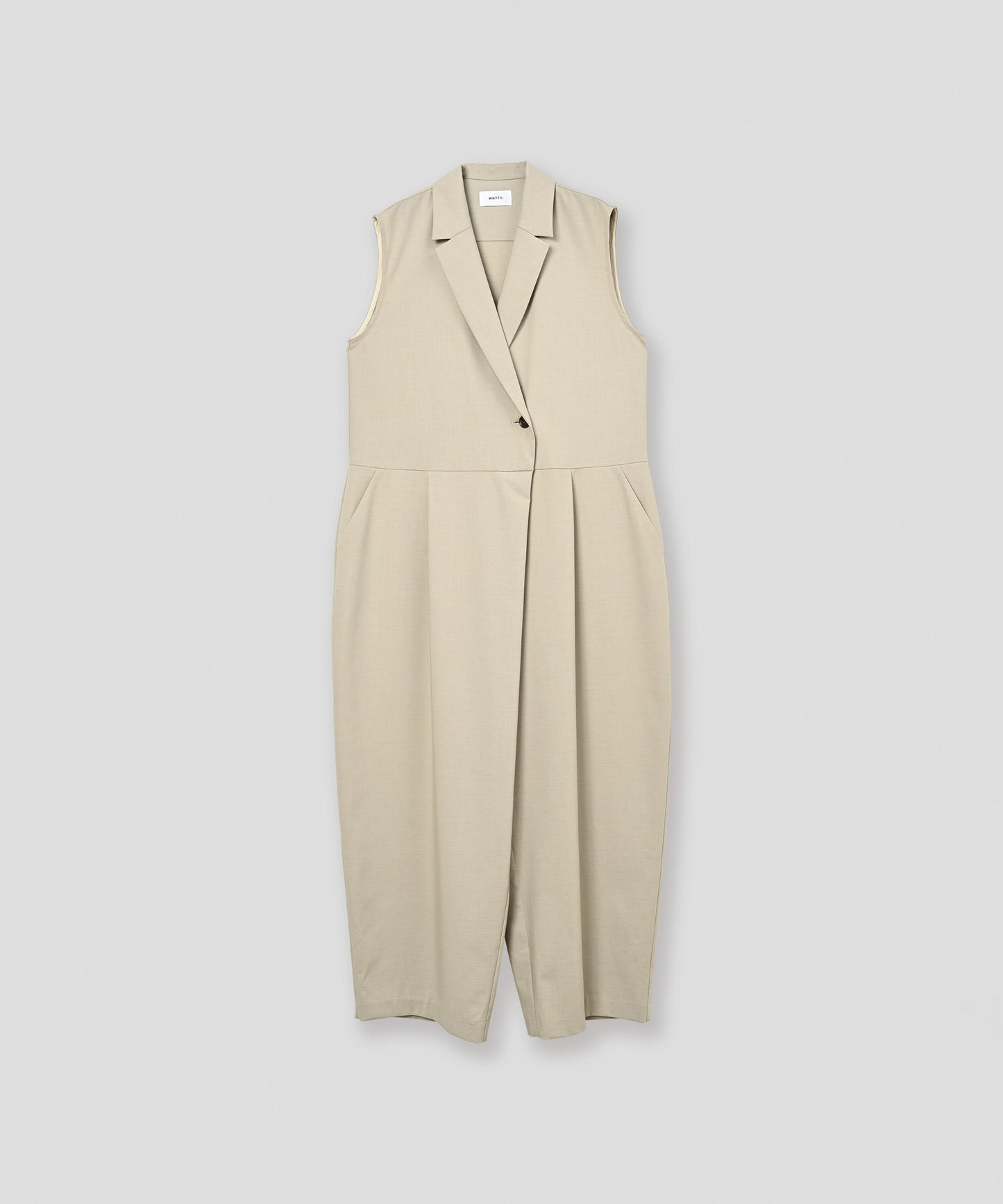tailored collar jumpsuit / WHT26FPT4081