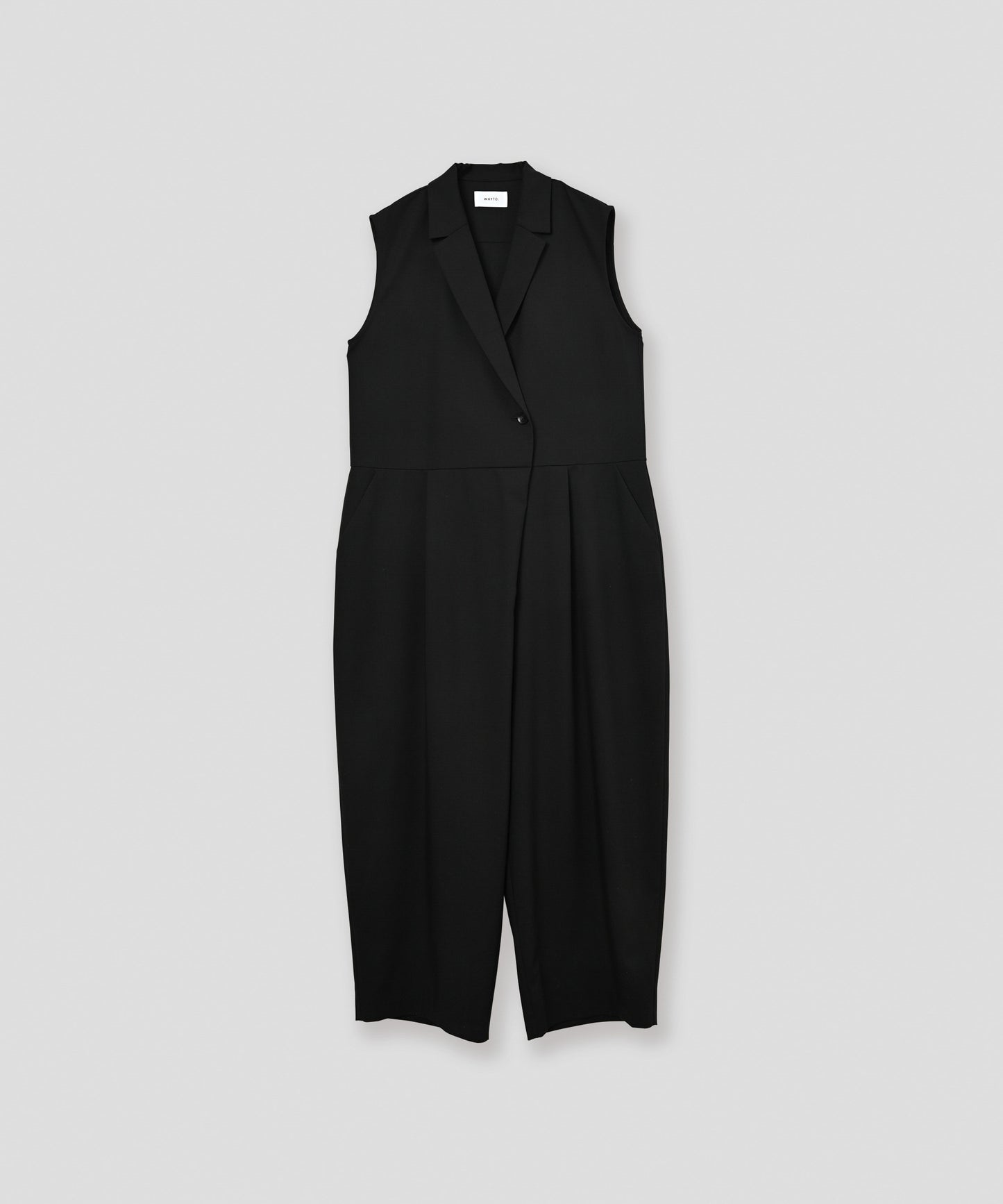 tailored collar jumpsuit / WHT26FPT4081