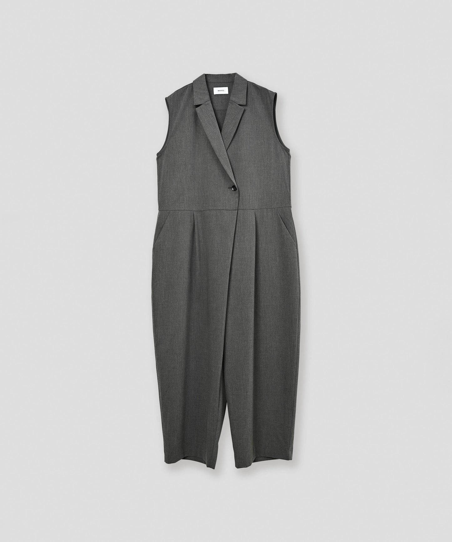 tailored collar jumpsuit / WHT26FPT4081