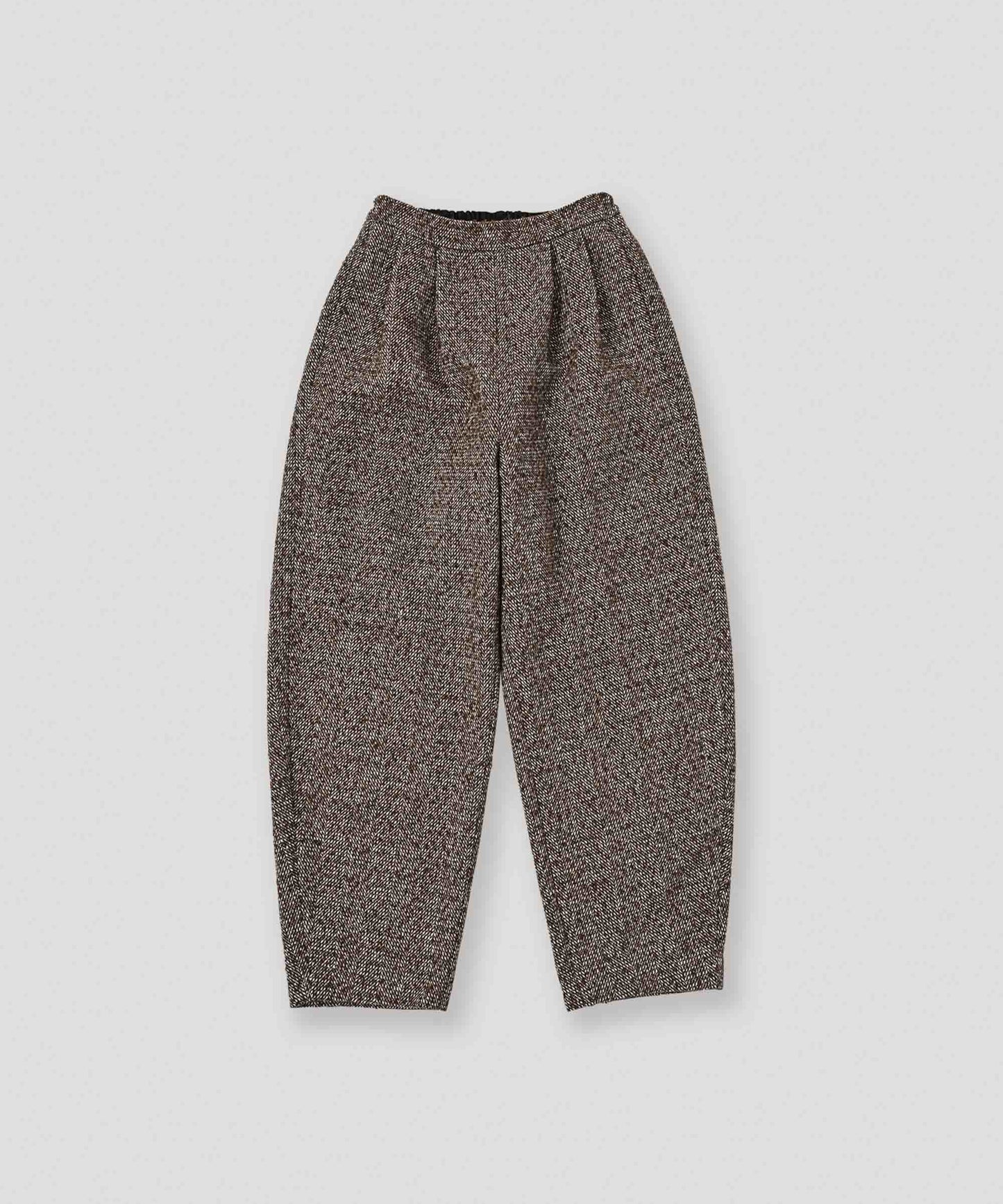 tweed tapered pants / WHT26FPT4082