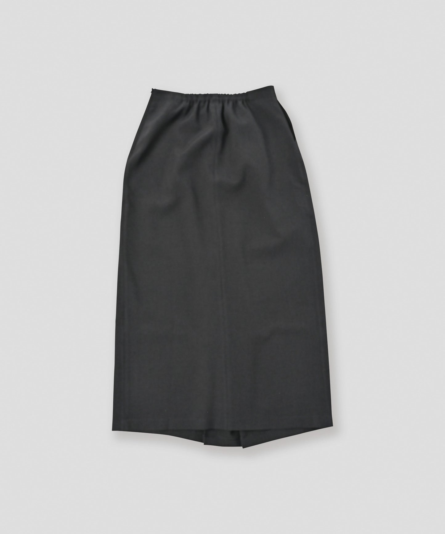 asymmetry tuck skirt / WHT26FSK4033