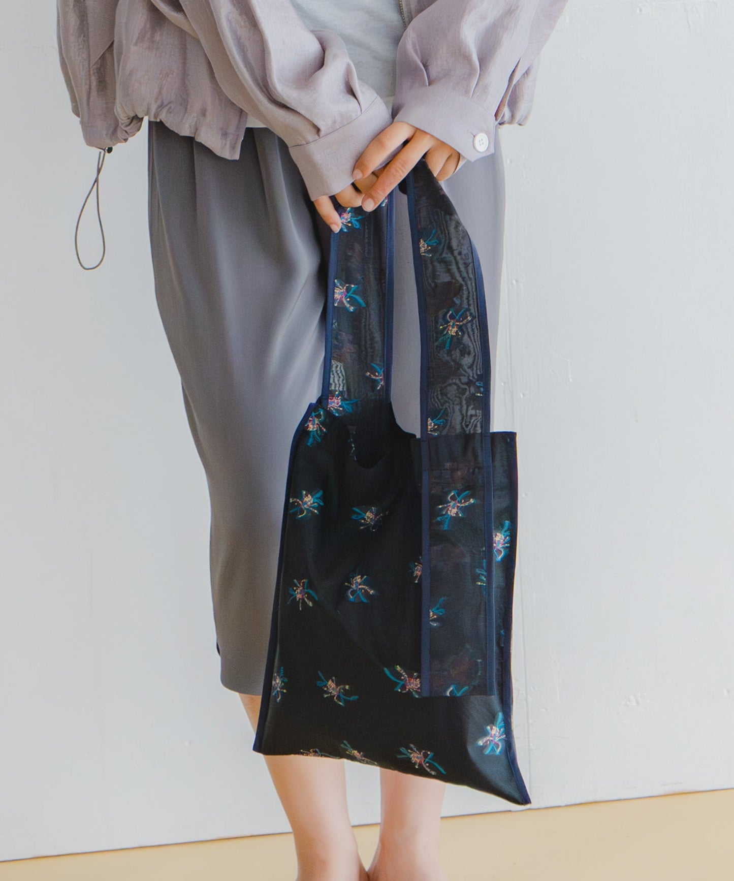 sheer flower bag / WHT26HAC4014