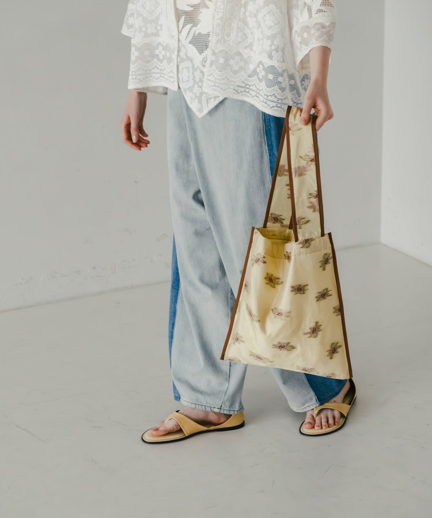 sheer flower bag / WHT26HAC4014