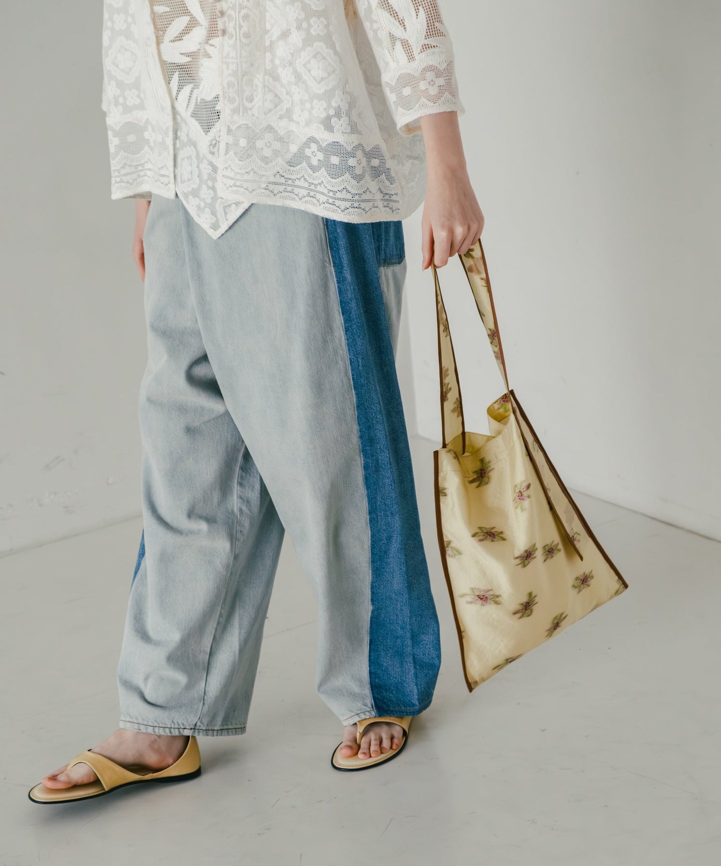 sheer flower bag / WHT26HAC4014