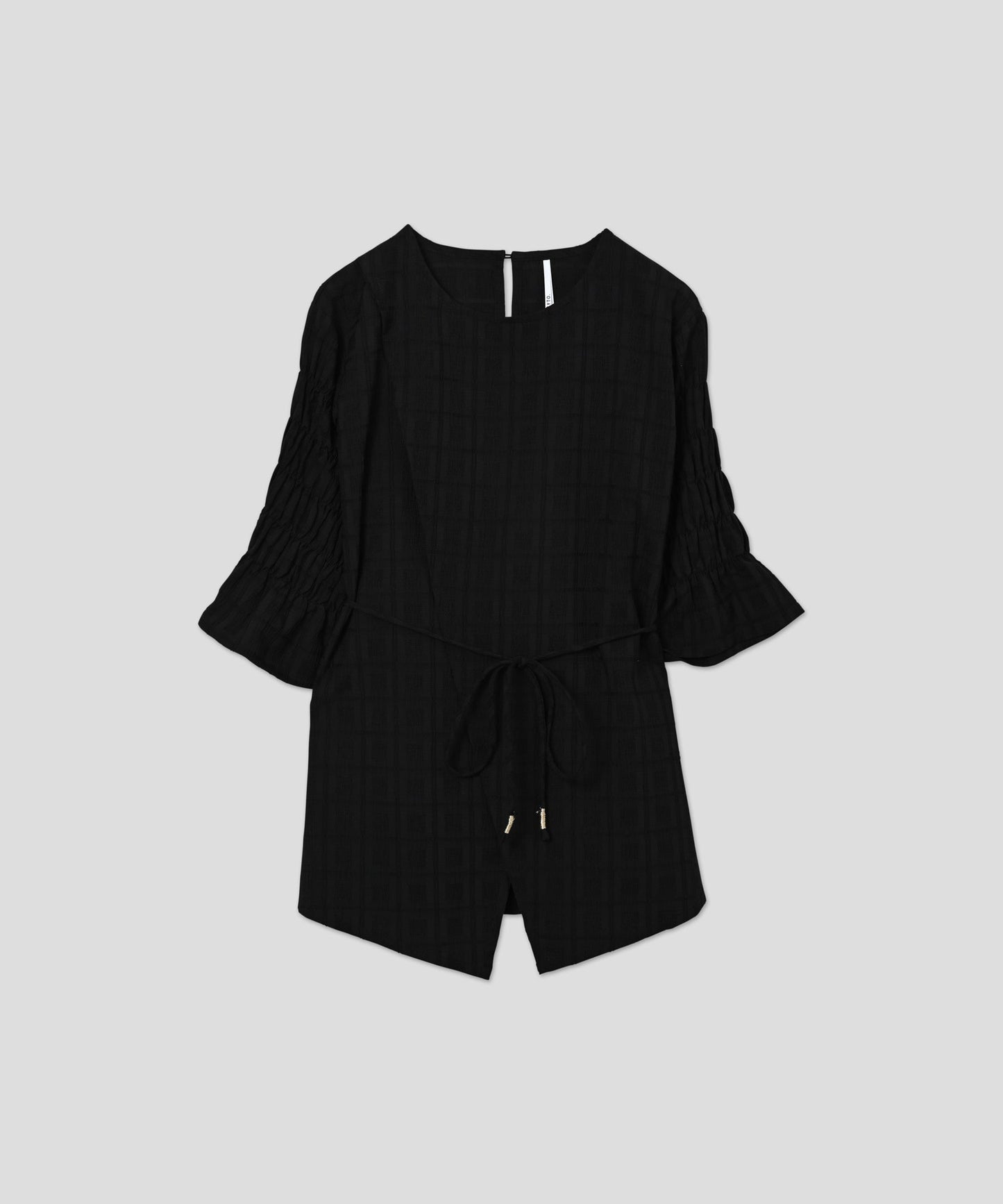 slit layered blouse / WHT26HBL4086