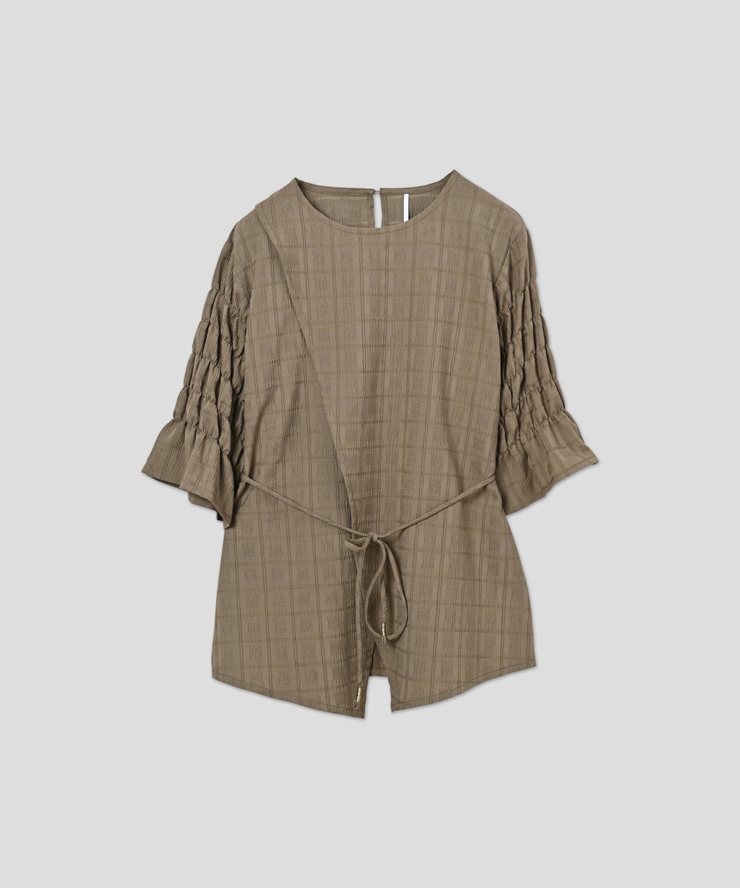slit layered blouse / WHT26HBL4086
