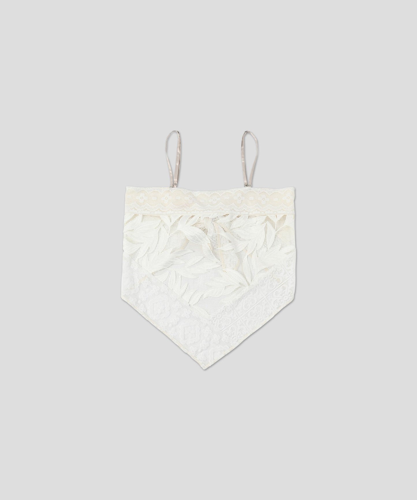 lace combination camisole / WHT26HBL4088