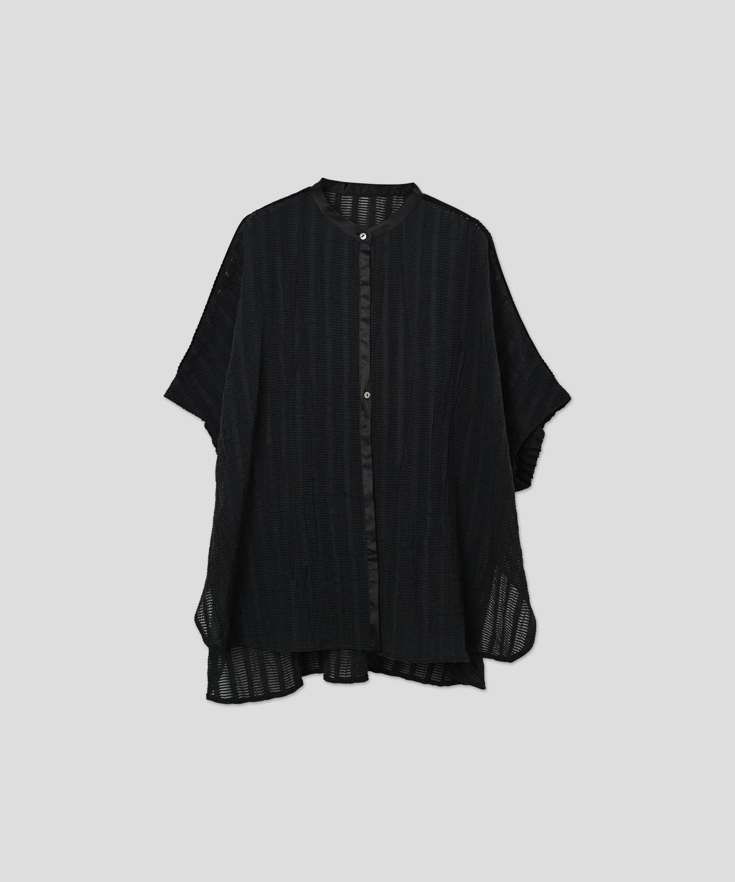 wide square blouse / WHT26HBL4096
