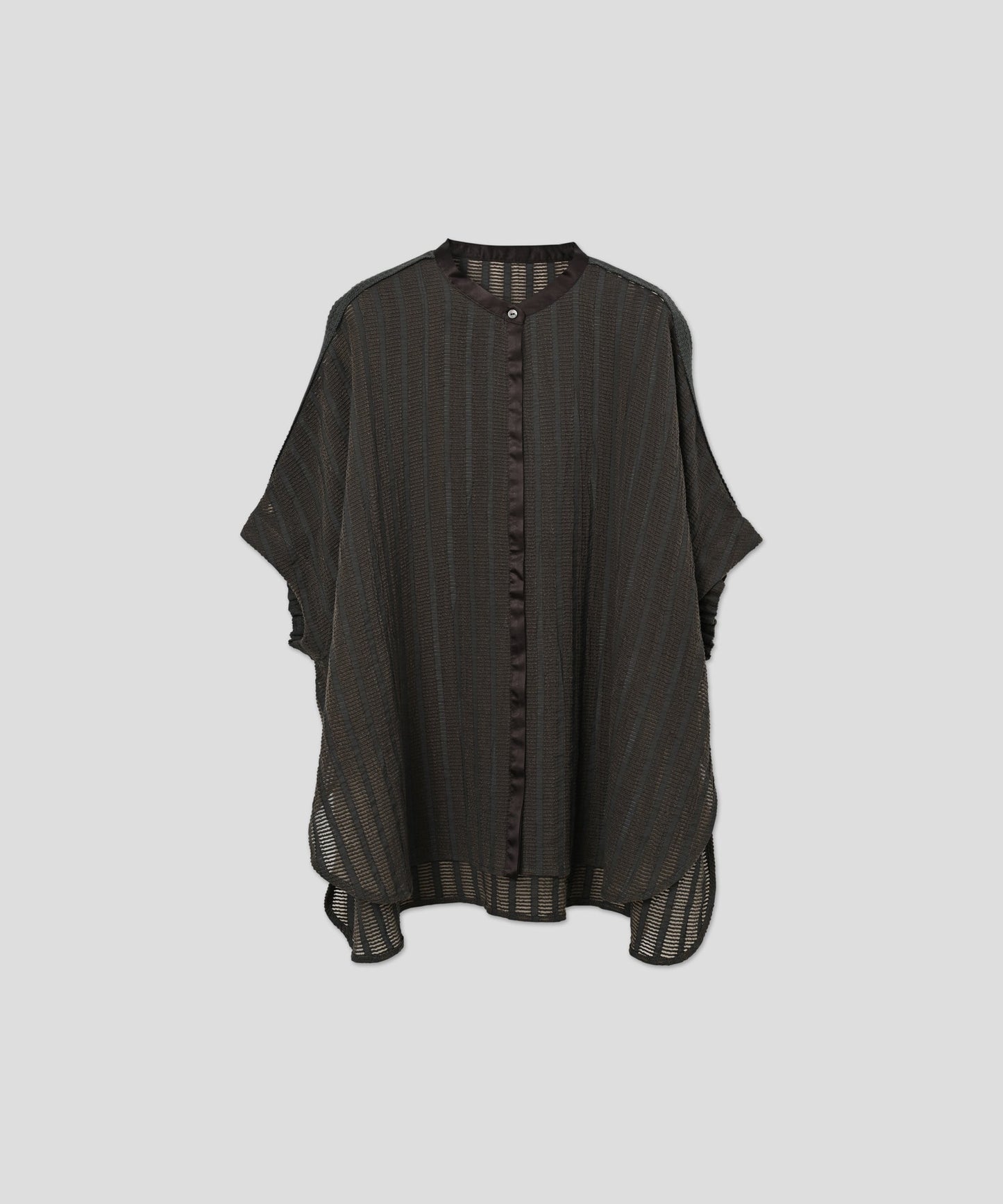 wide square blouse / WHT26HBL4096