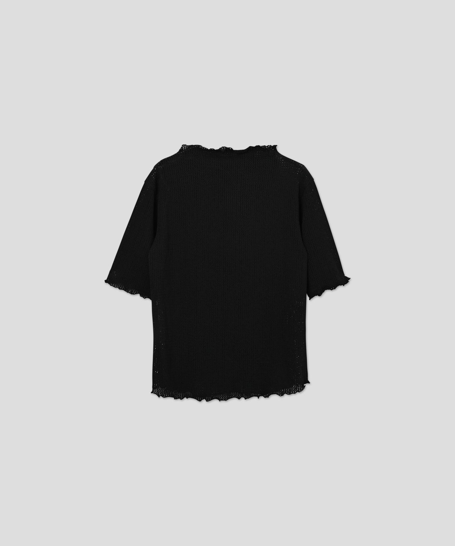 sheer lace blouse / WHT26HBL4097