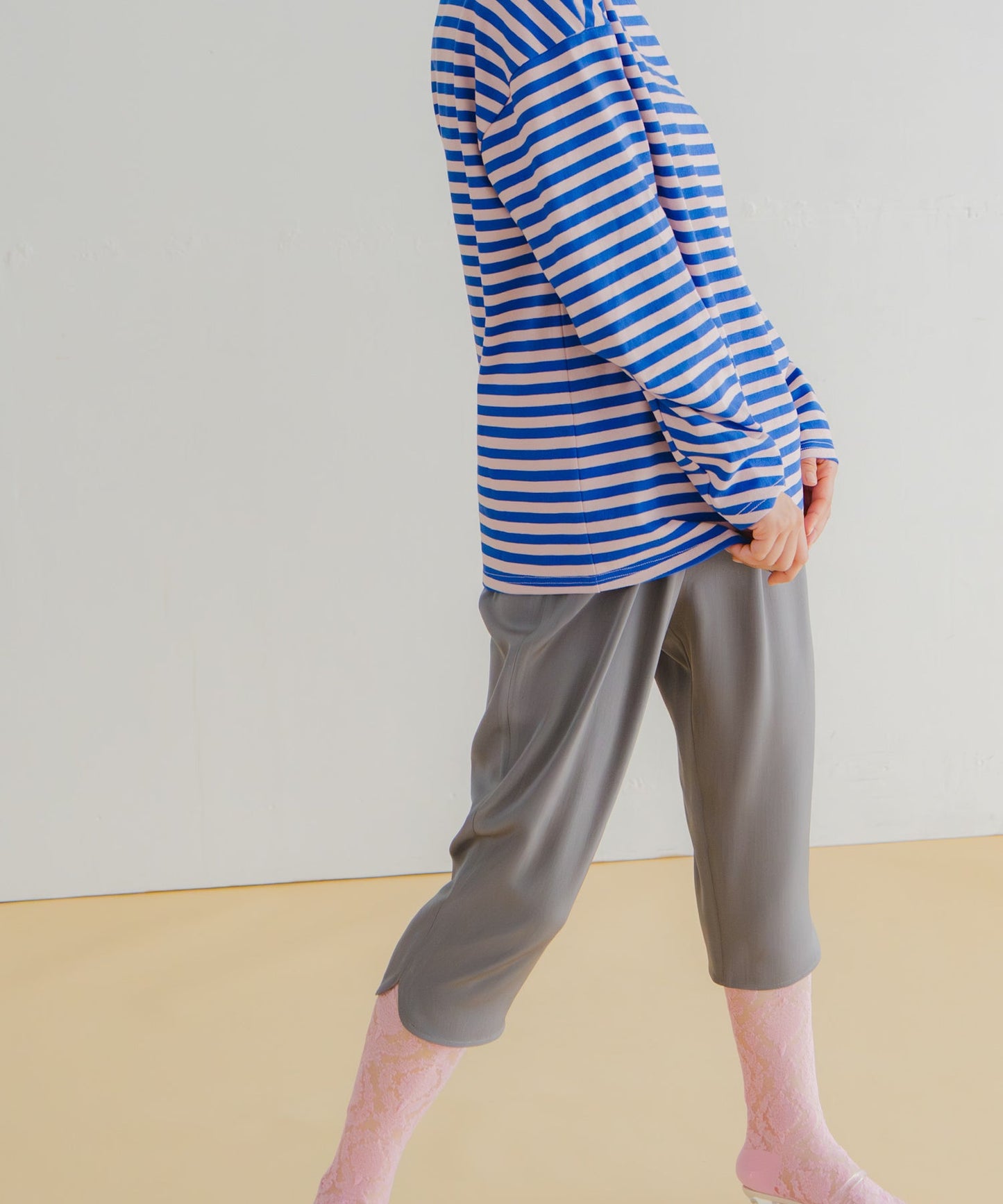 loose stripe tops / WHT26HCS4008