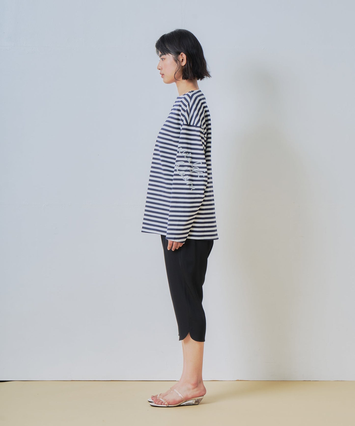 loose stripe tops / WHT26HCS4008