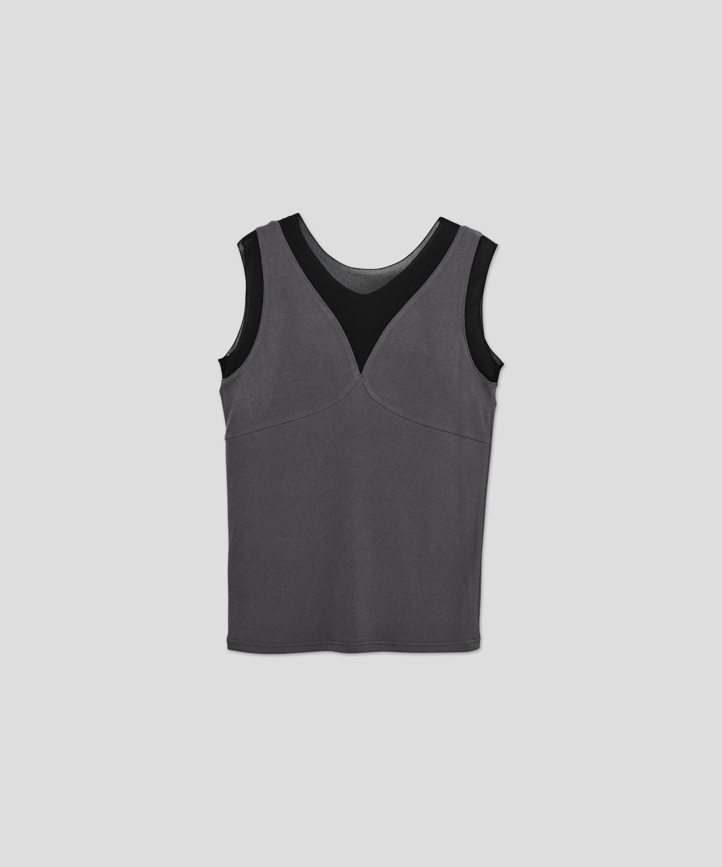 sheer combination tank top / WHT26HCS4011