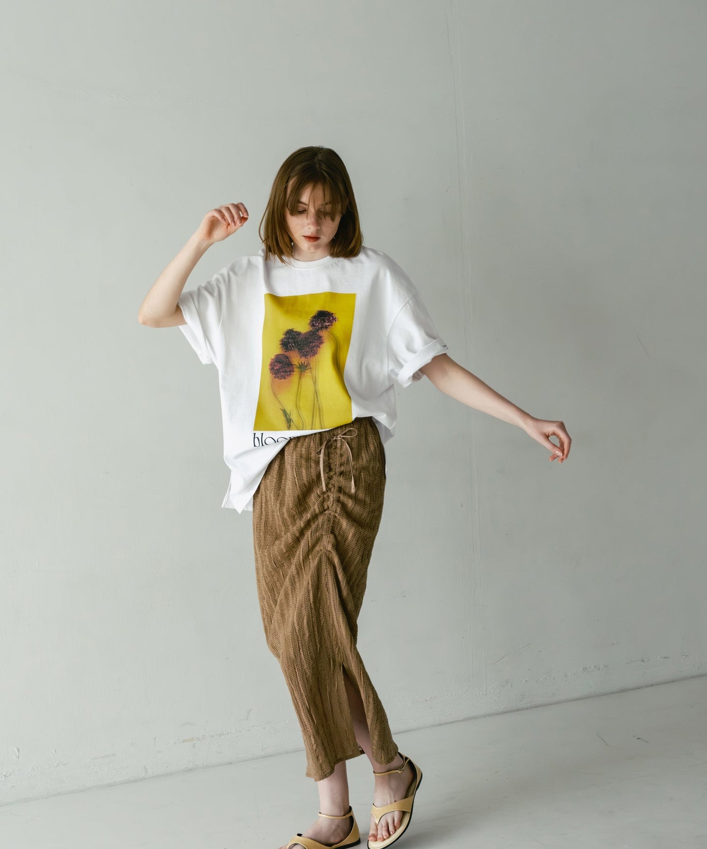 2way print tee / WHT26HCS4015