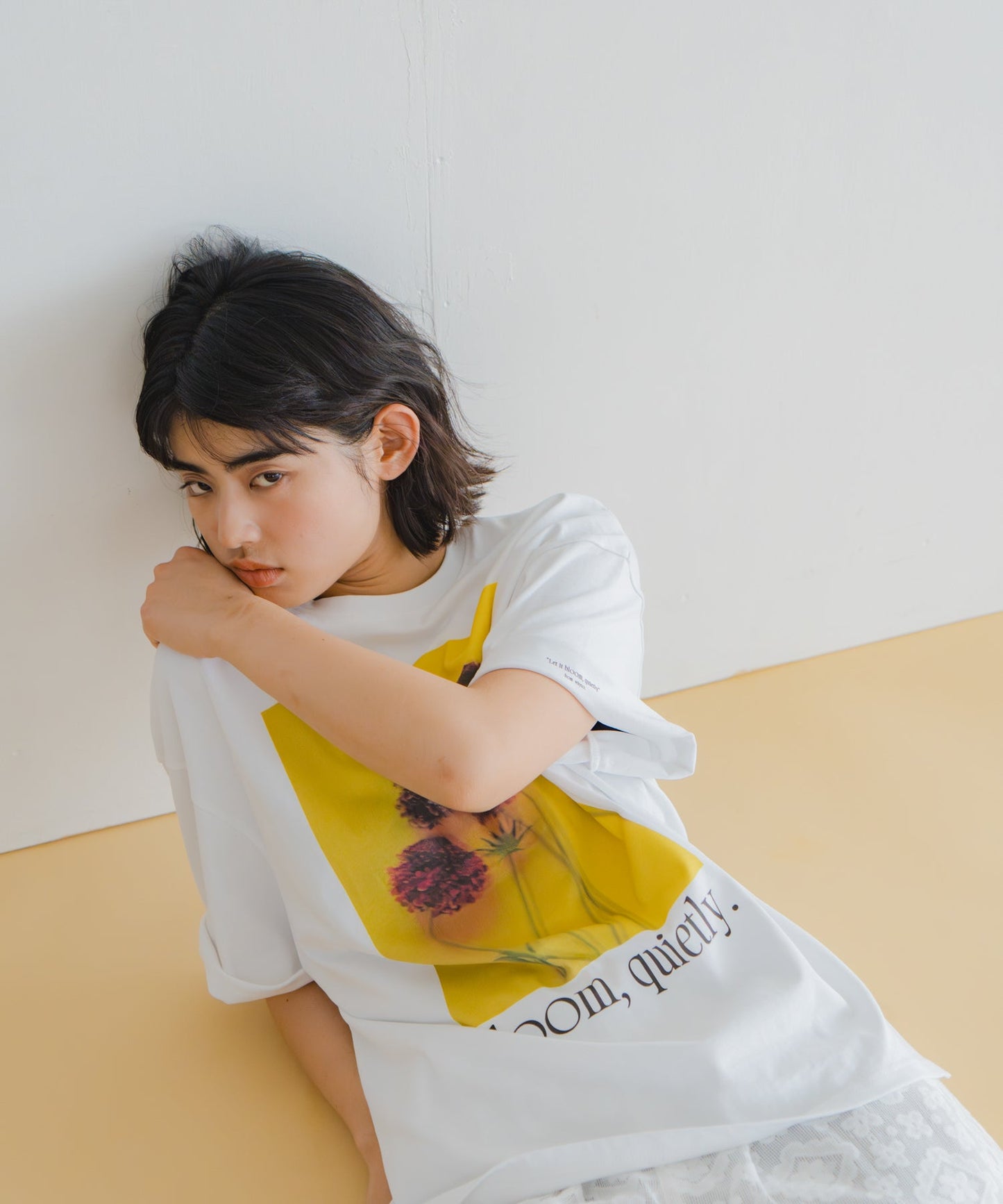 2way print tee / WHT26HCS4015