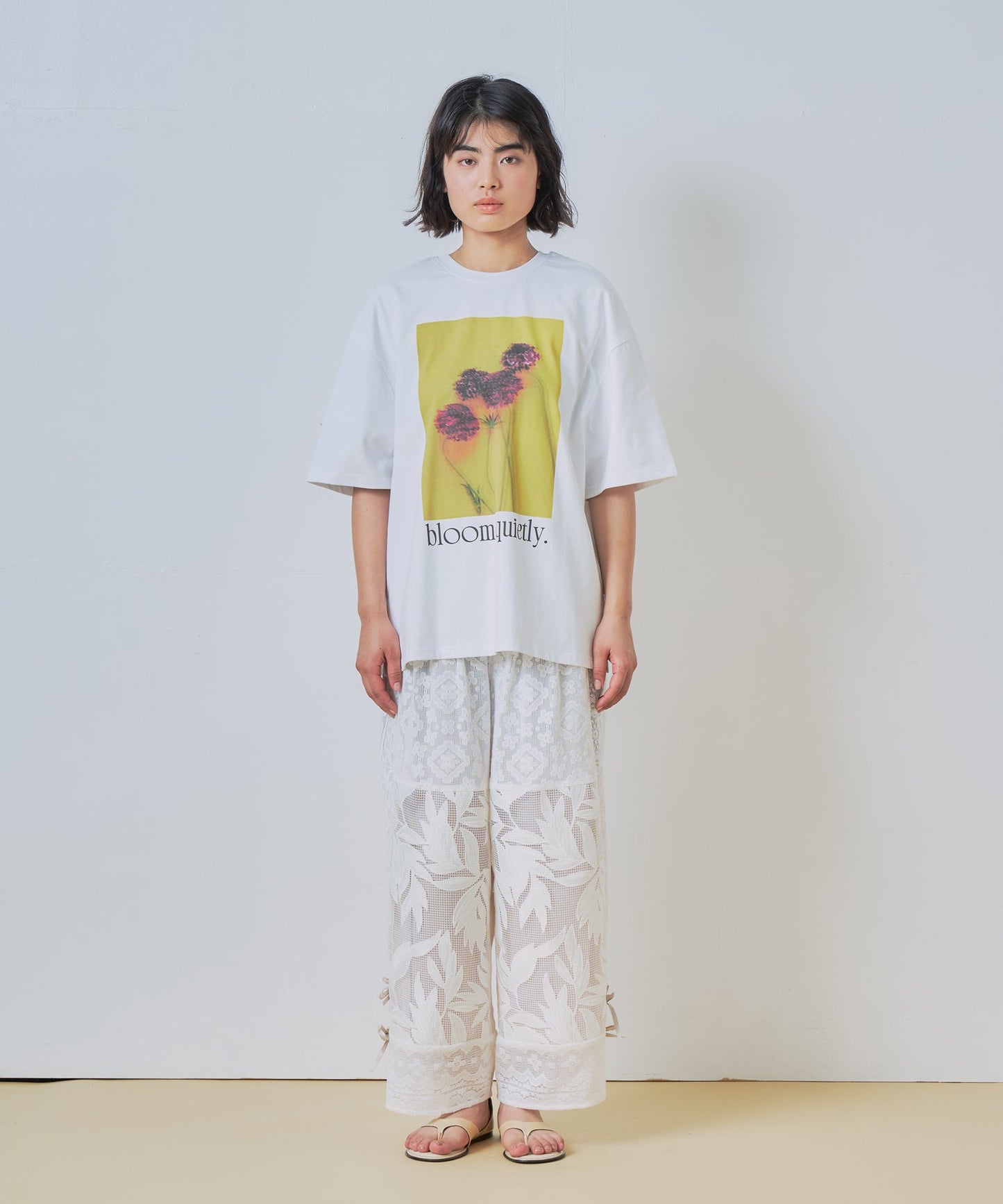2way print tee / WHT26HCS4015