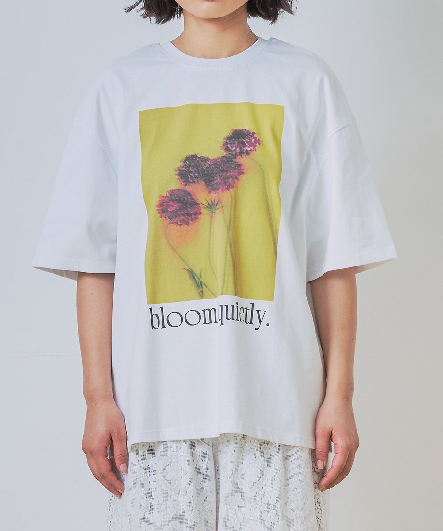 2way print tee / WHT26HCS4015