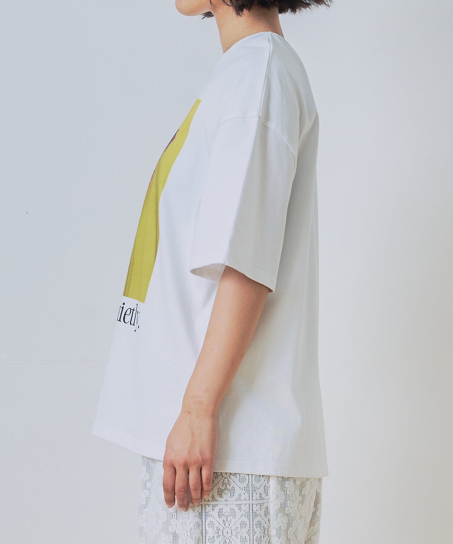 2way print tee / WHT26HCS4015