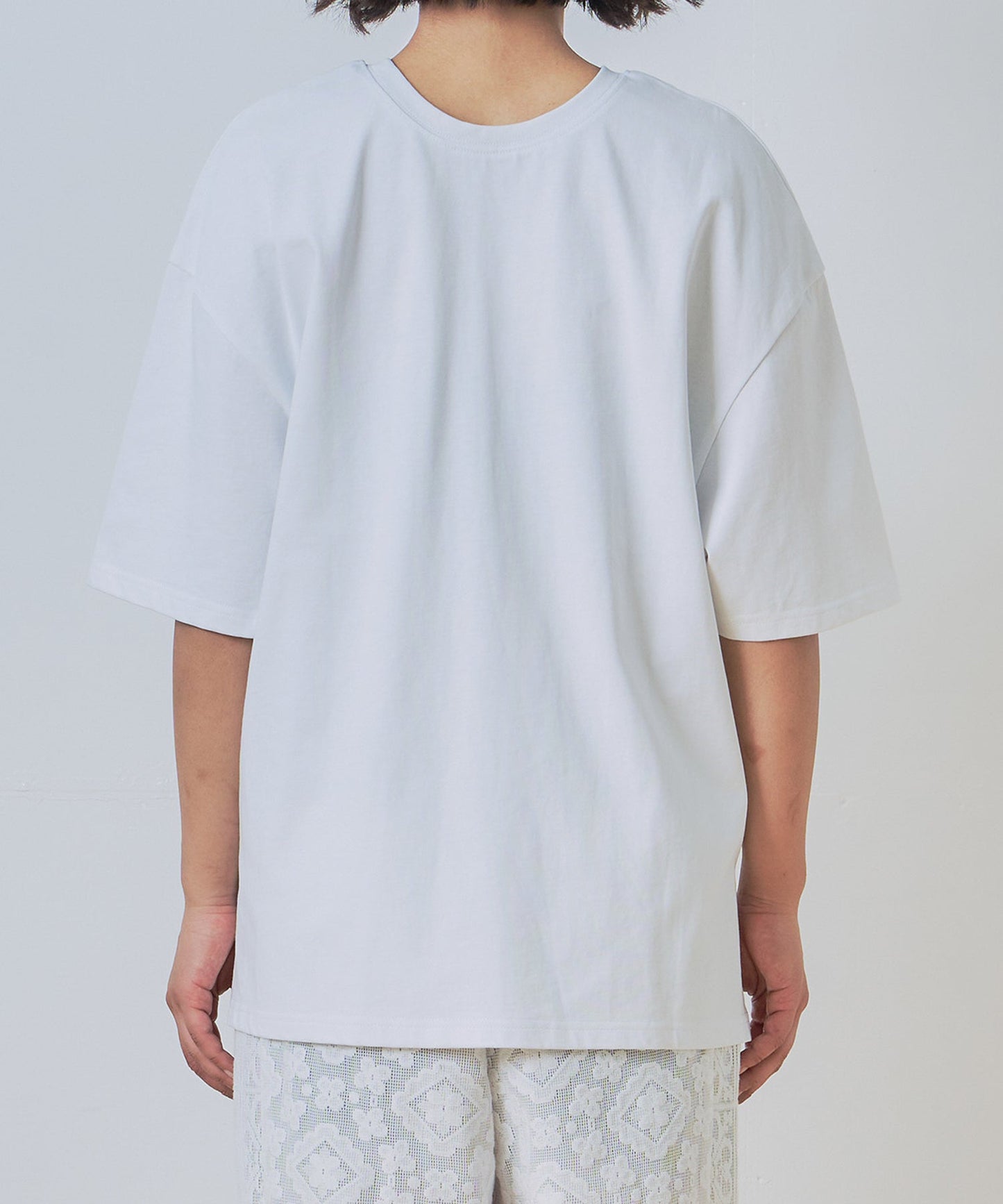 2way print tee / WHT26HCS4015
