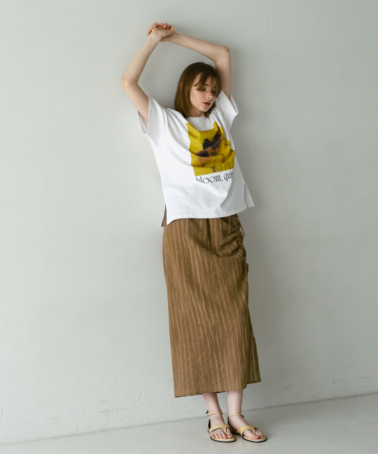 2way print tee / WHT26HCS4015