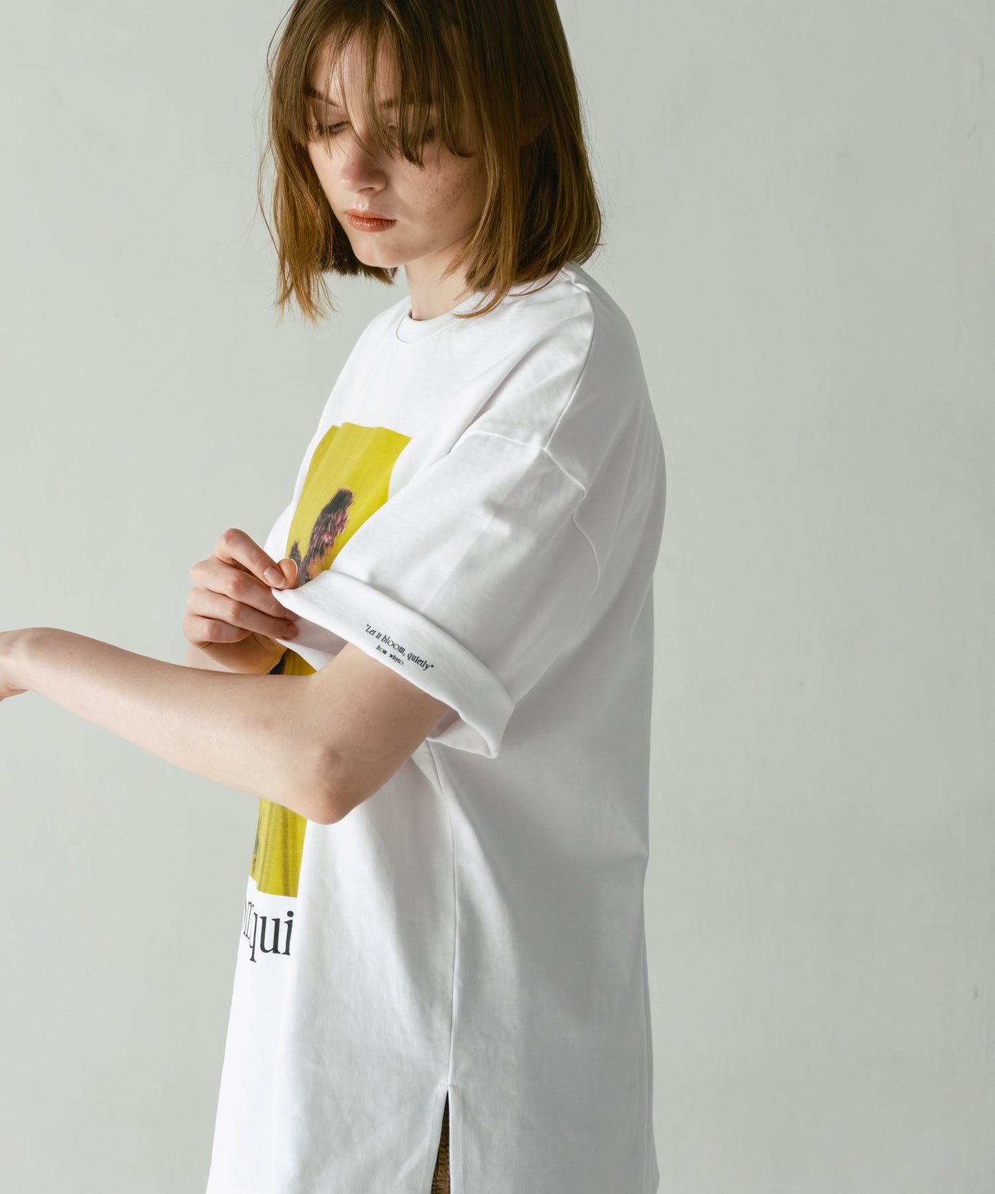 2way print tee / WHT26HCS4015