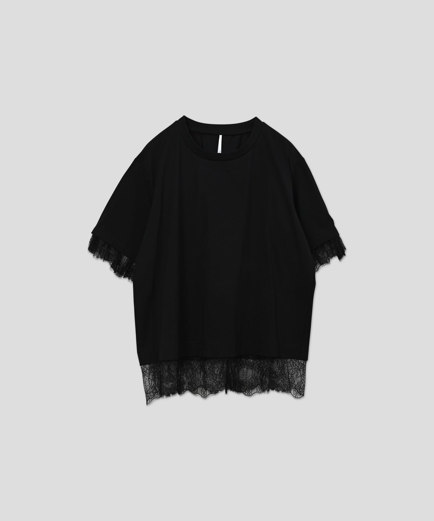 lace combination tee / WHT26HCS4016