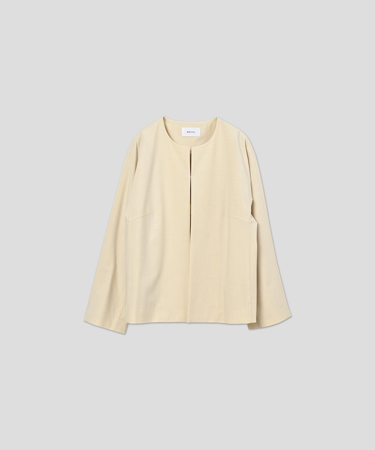 no collar jacket / WHT26HJK4056