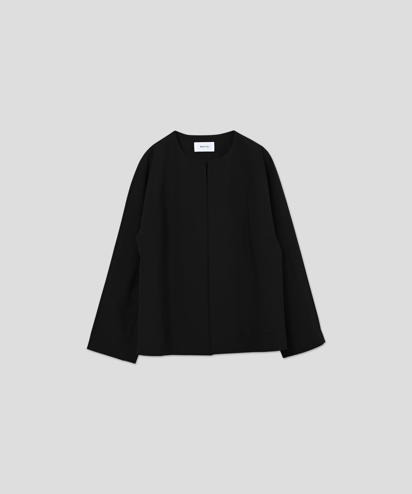 no collar jacket / WHT26HJK4056