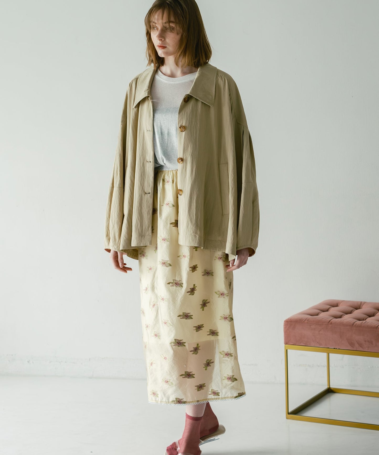 tent line jacket / WHT26HJK4057